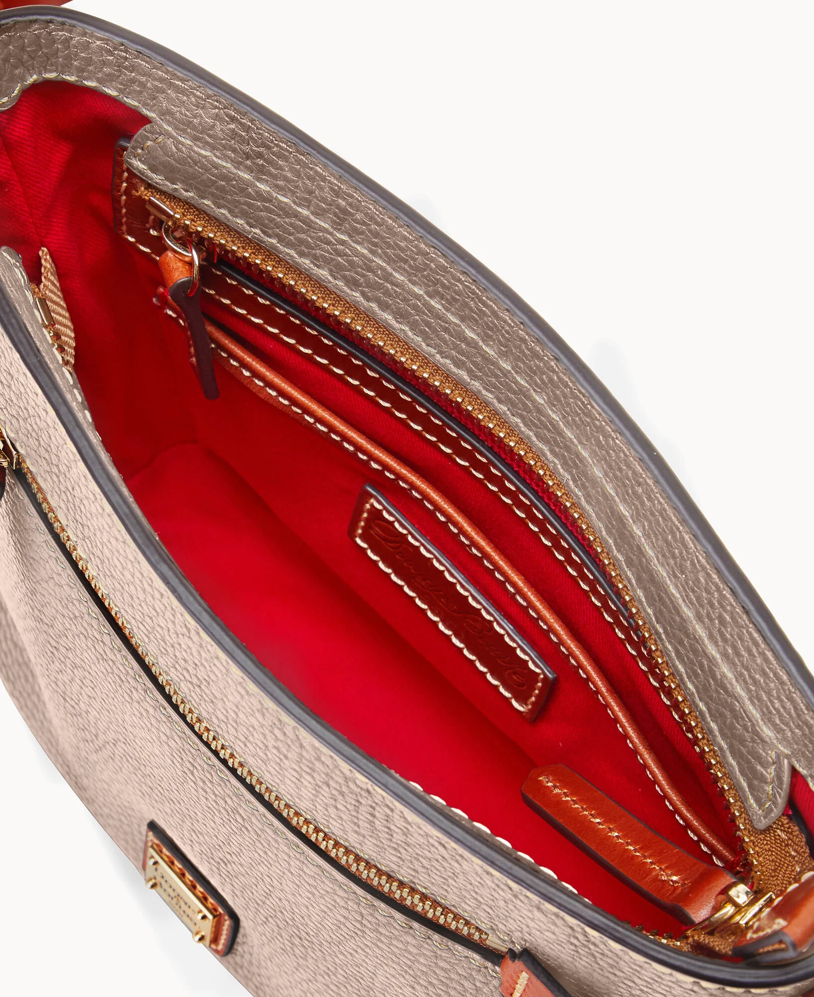 Pebble Grain Small Zip Crossbody - Image 35