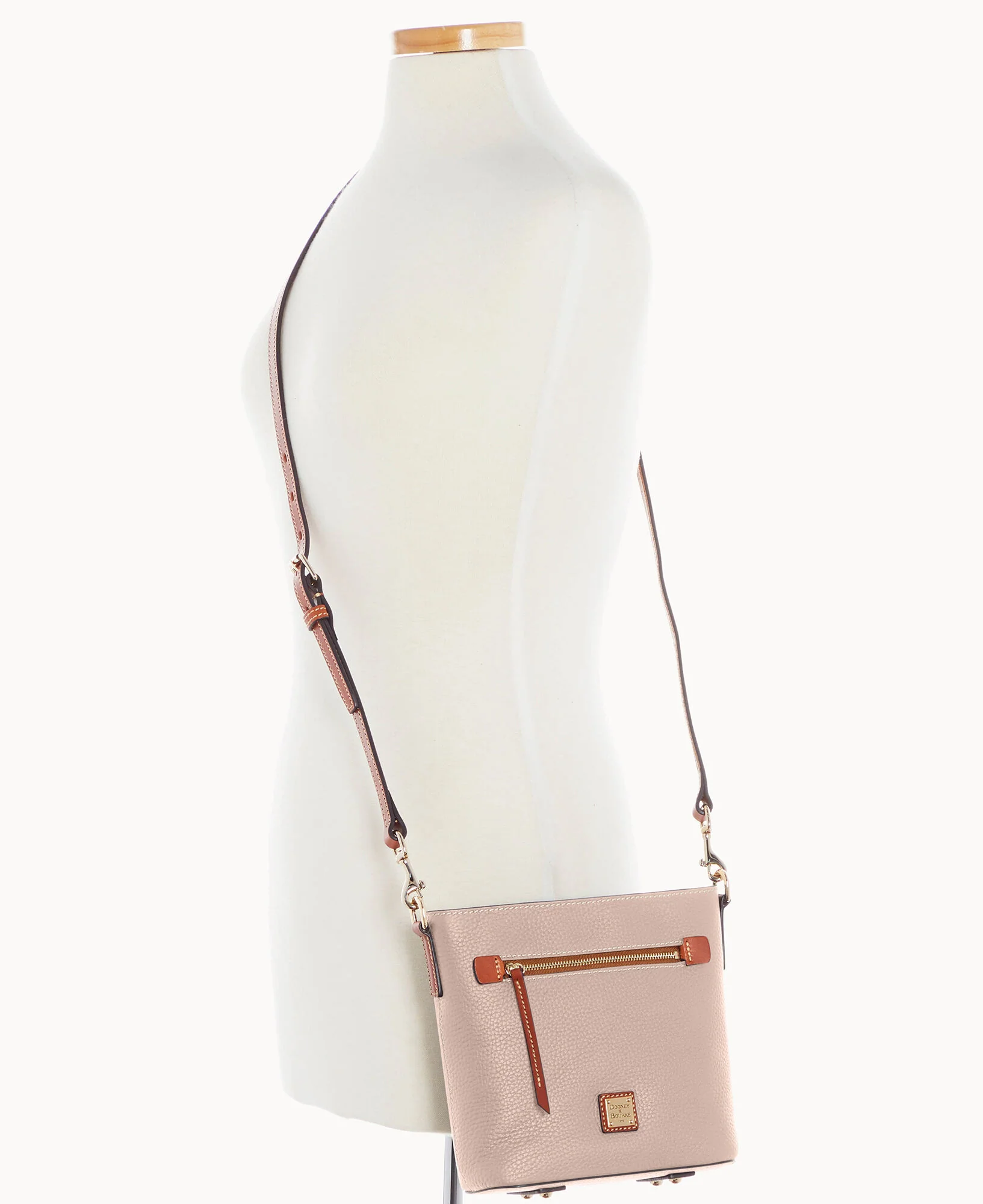 Pebble Grain Small Zip Crossbody - Image 36