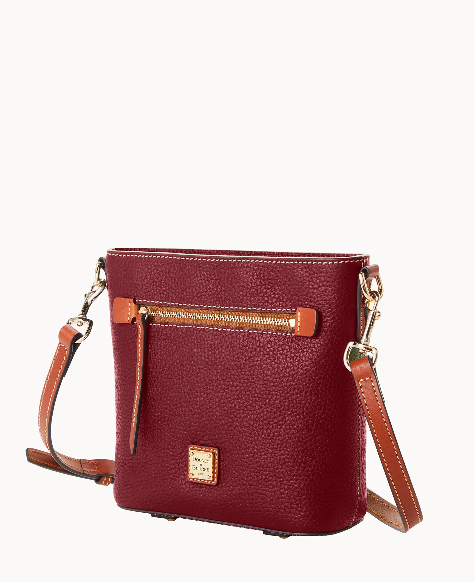 Pebble Grain Small Zip Crossbody - Image 38