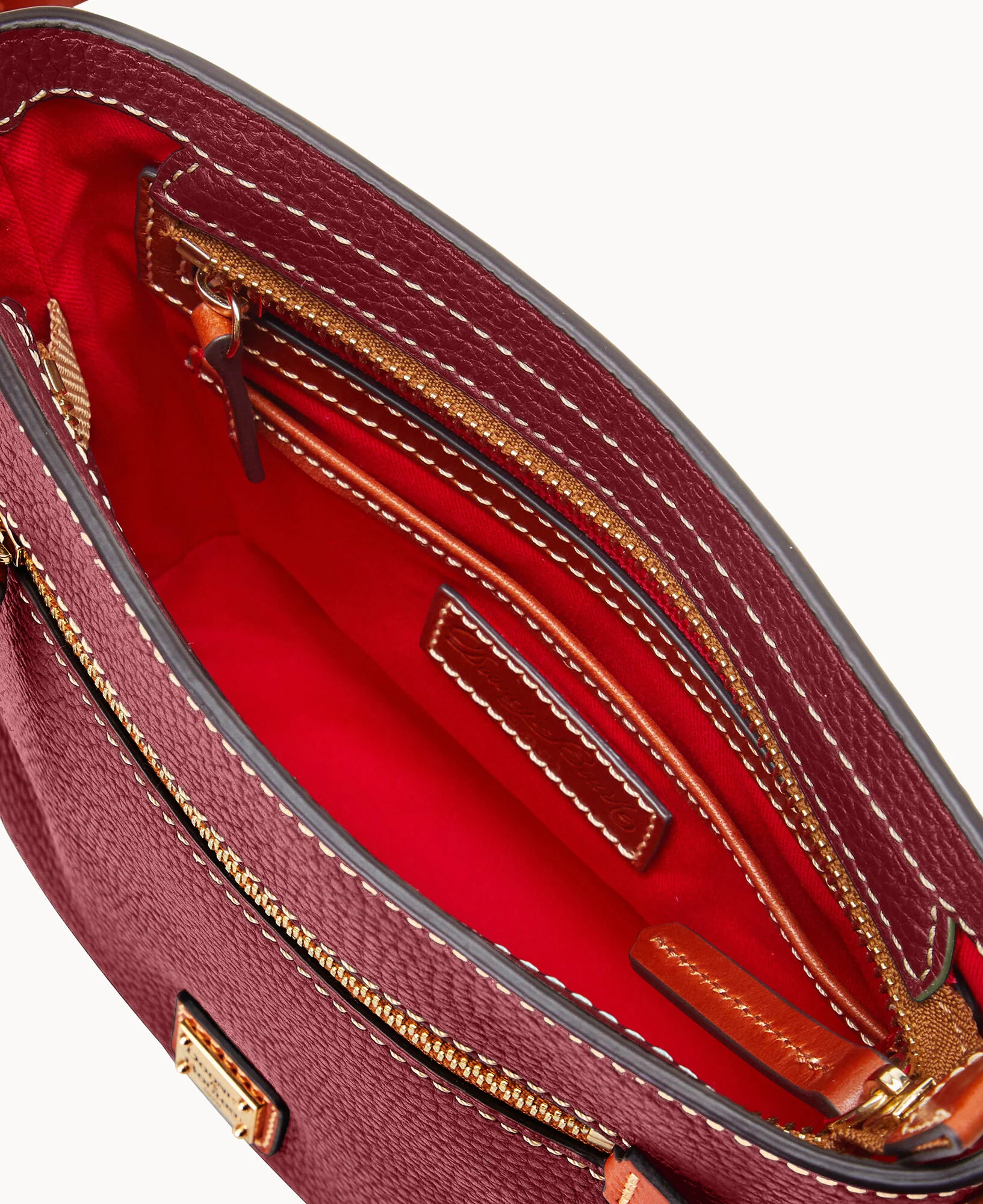 Pebble Grain Small Zip Crossbody - Image 39
