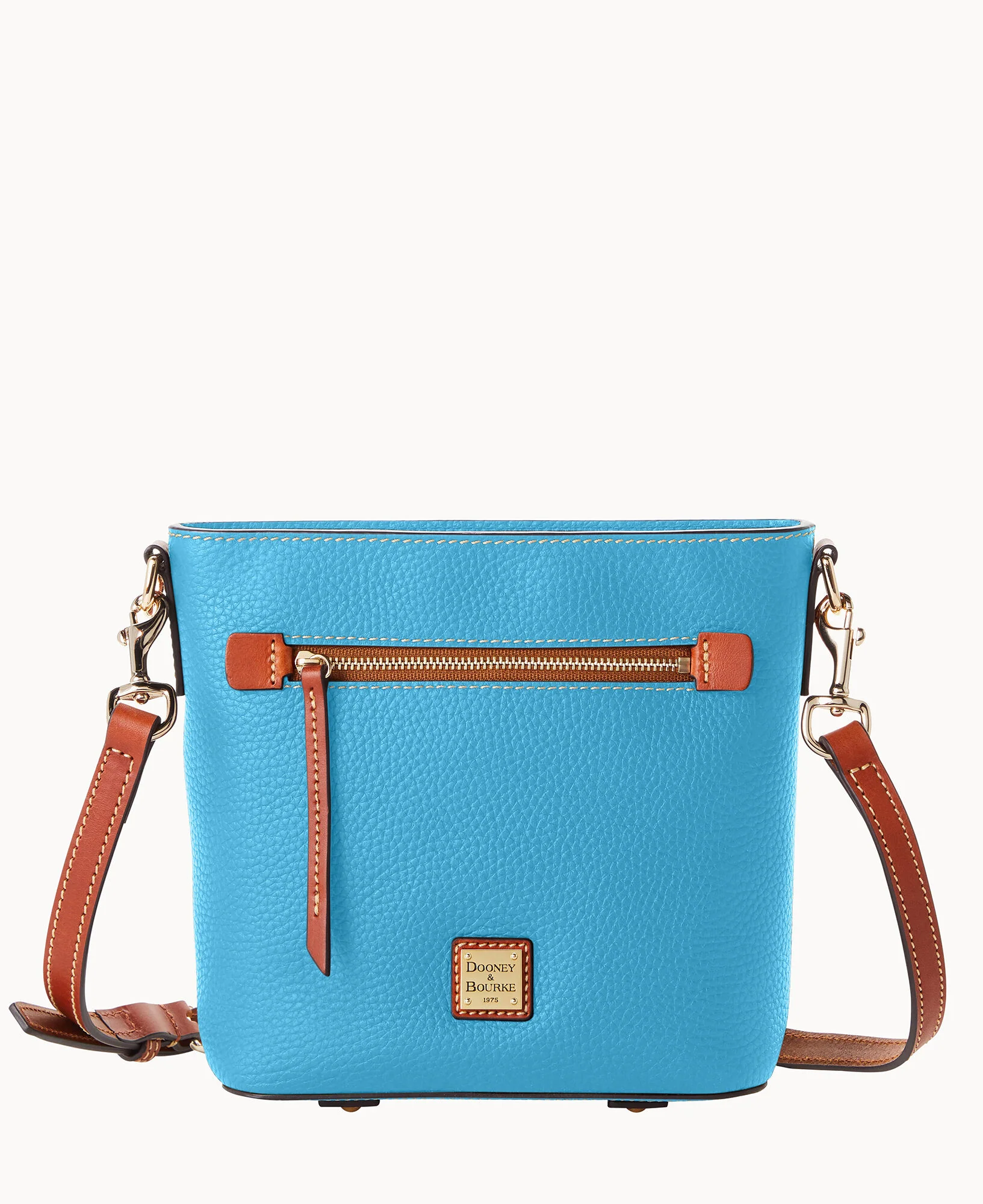 Pebble Grain Small Zip Crossbody - Image 41