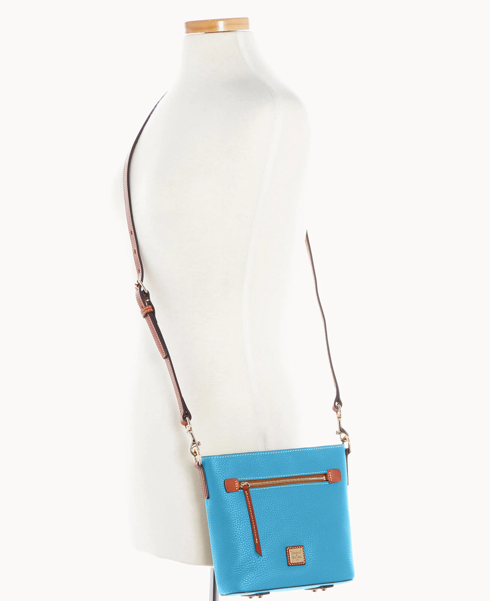 Pebble Grain Small Zip Crossbody - Image 44