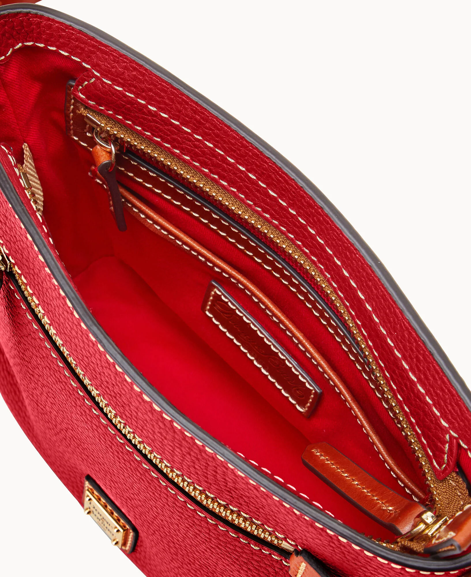 Pebble Grain Small Zip Crossbody - Image 55