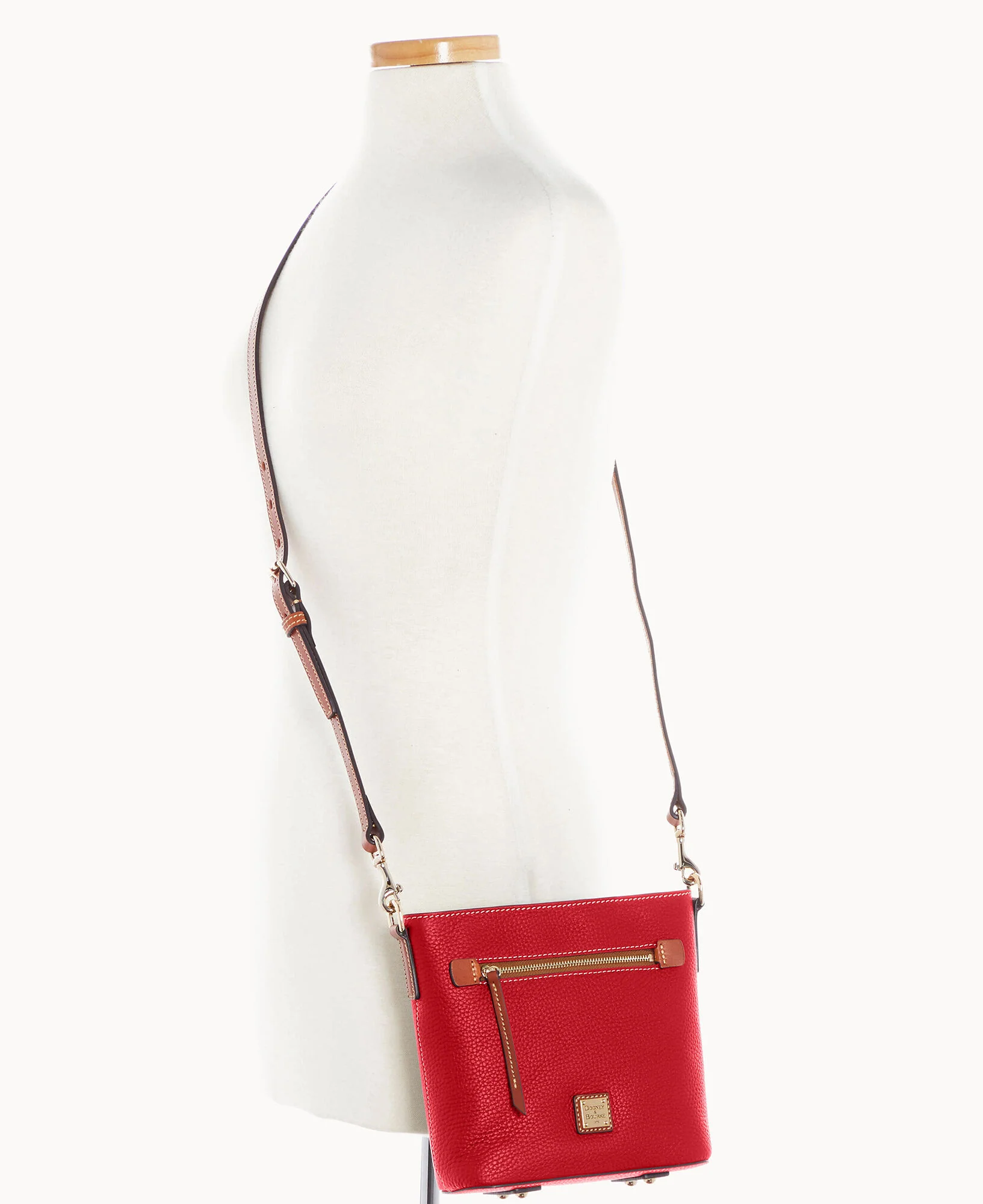 Pebble Grain Small Zip Crossbody - Image 56