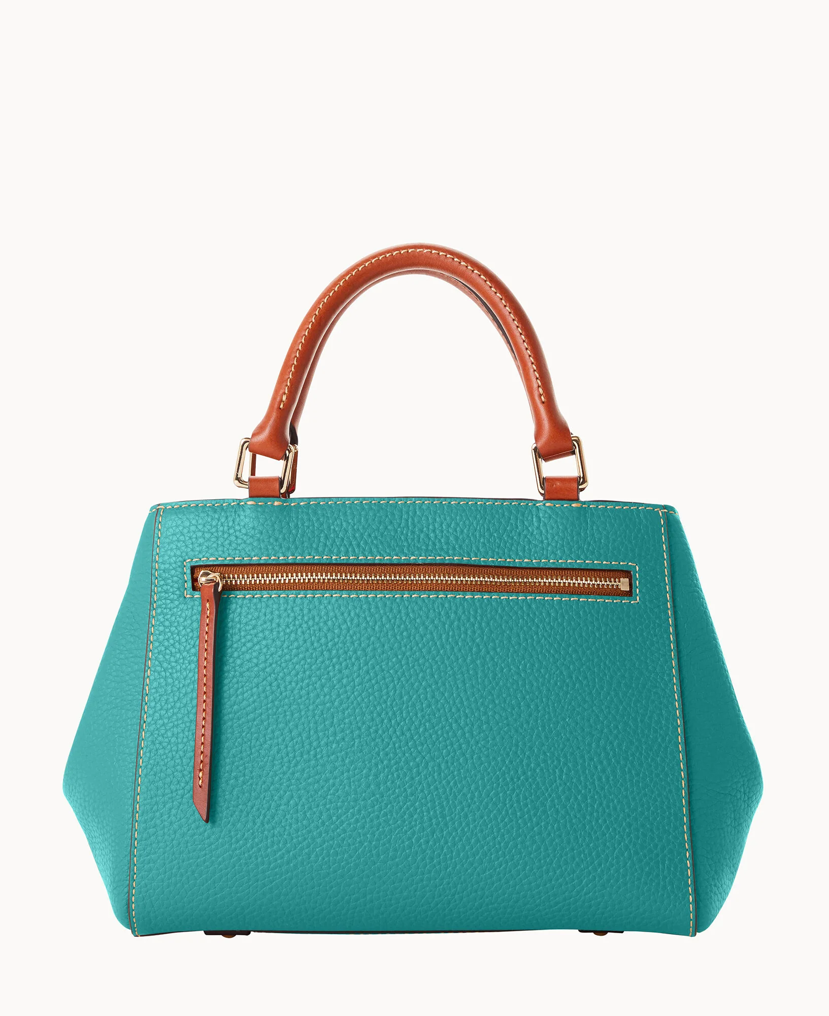 Pebble Grain Small Zip Satchel - Image 109