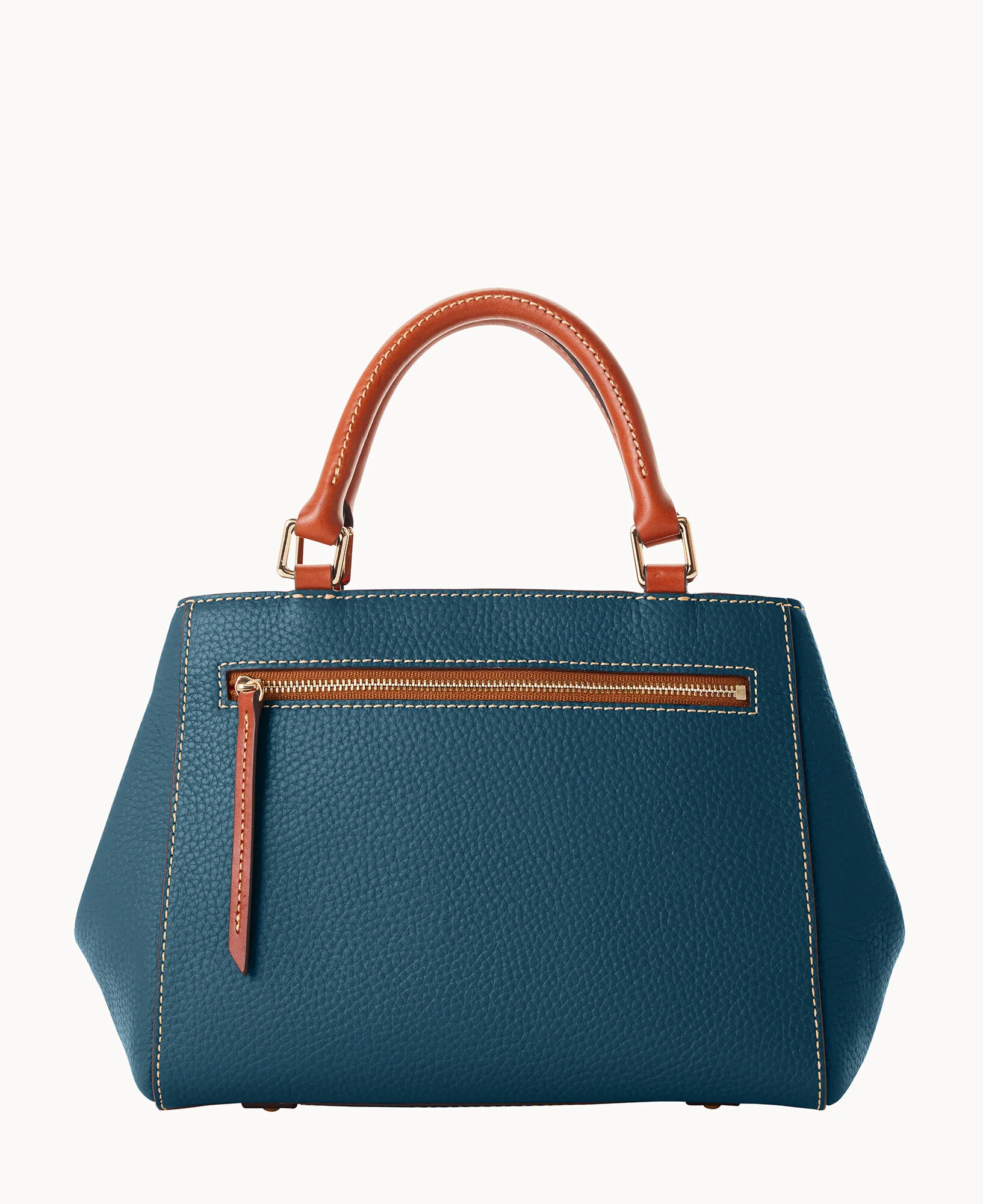 Pebble Grain Small Zip Satchel - Image 114