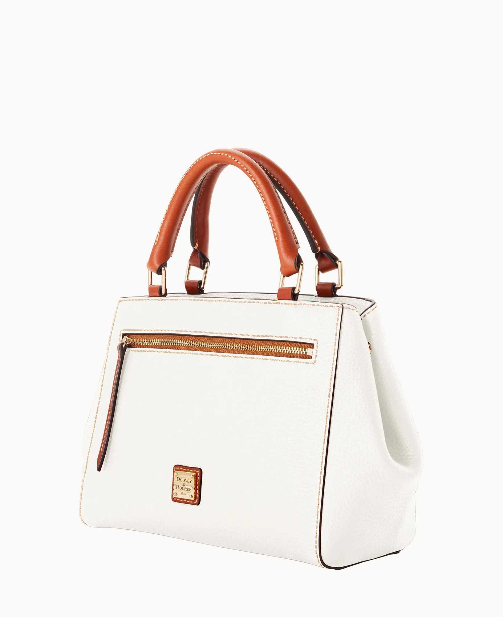 Pebble Grain Small Zip Satchel - Image 122