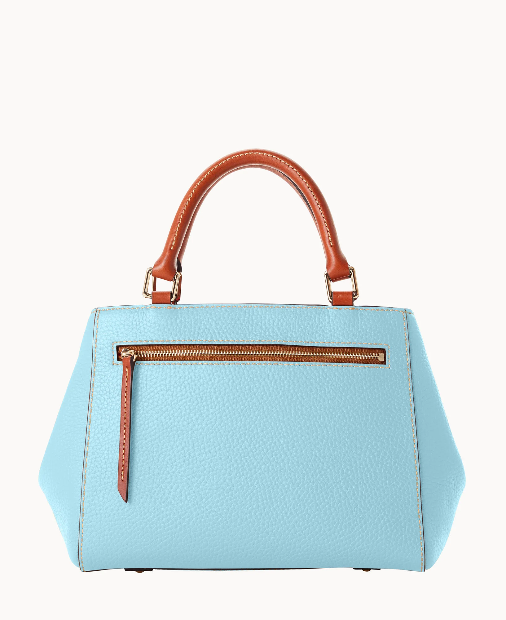Pebble Grain Small Zip Satchel - Image 139