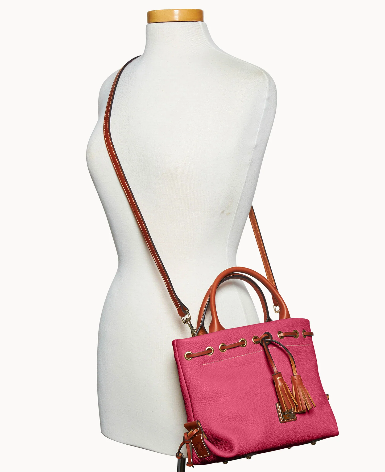 Pebble Grain Tassel Tote - Image 28