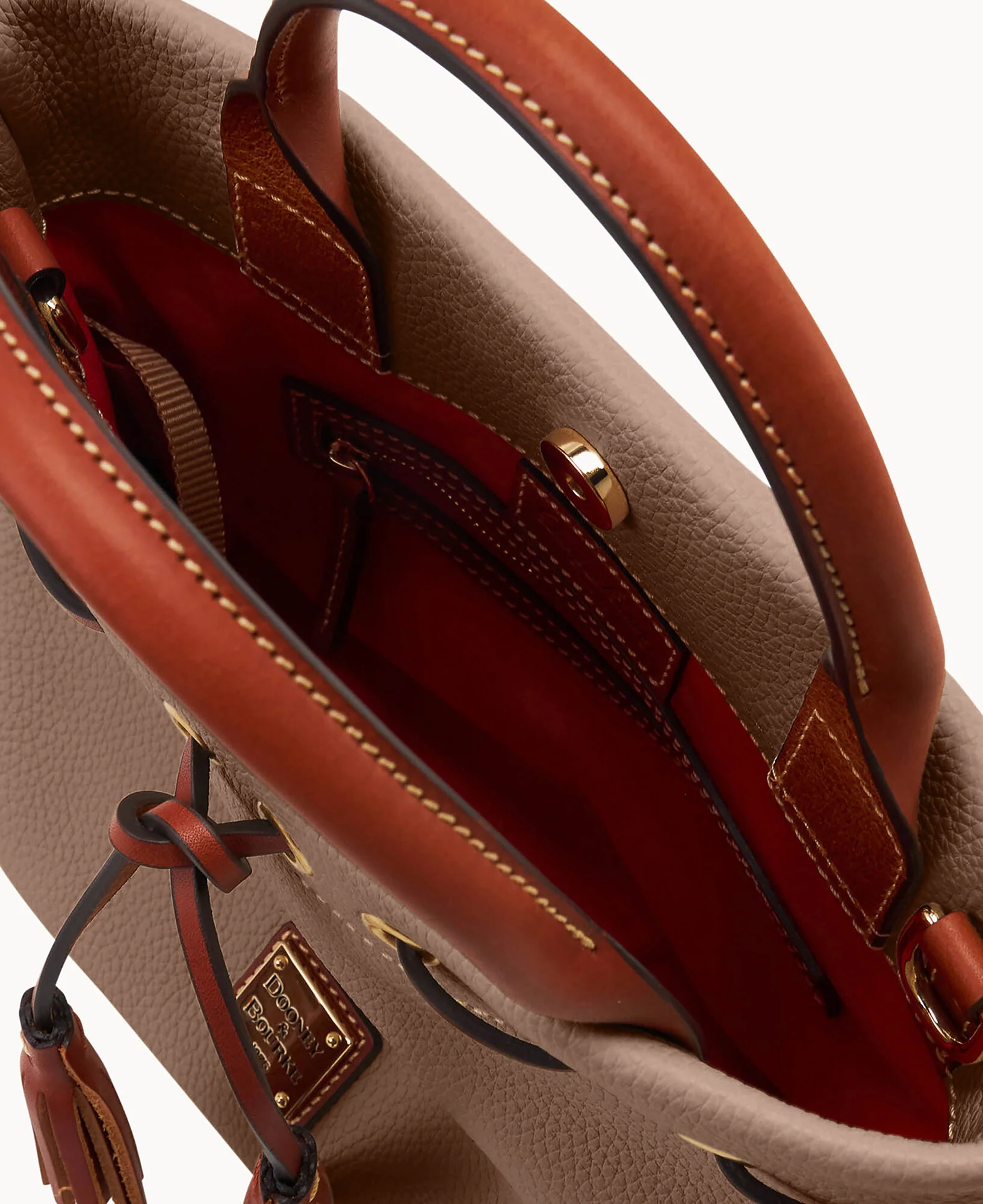 Pebble Grain Tassel Tote - Image 47