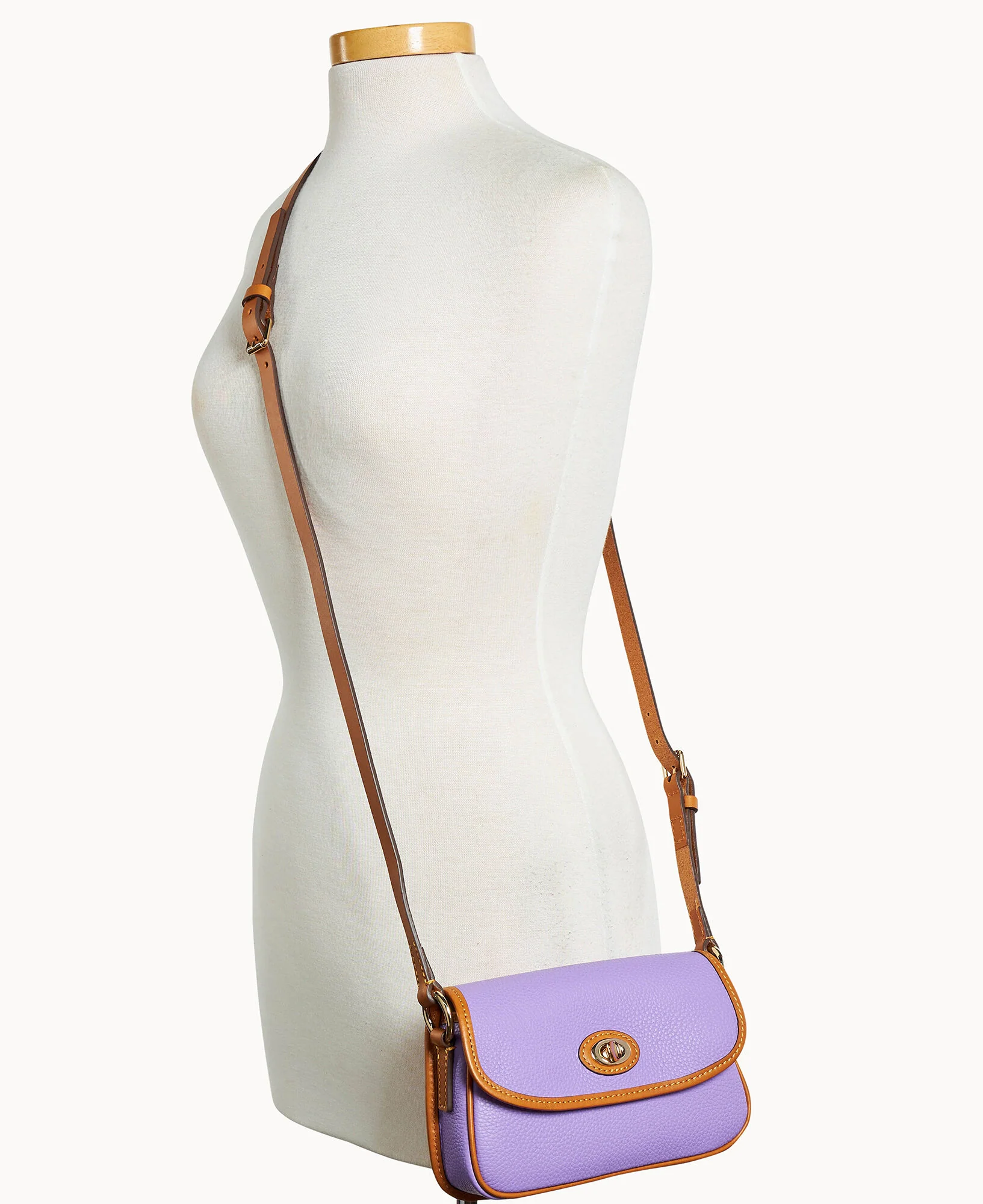 Pebble Grain Turnlock Crossbody 22 - Image 70