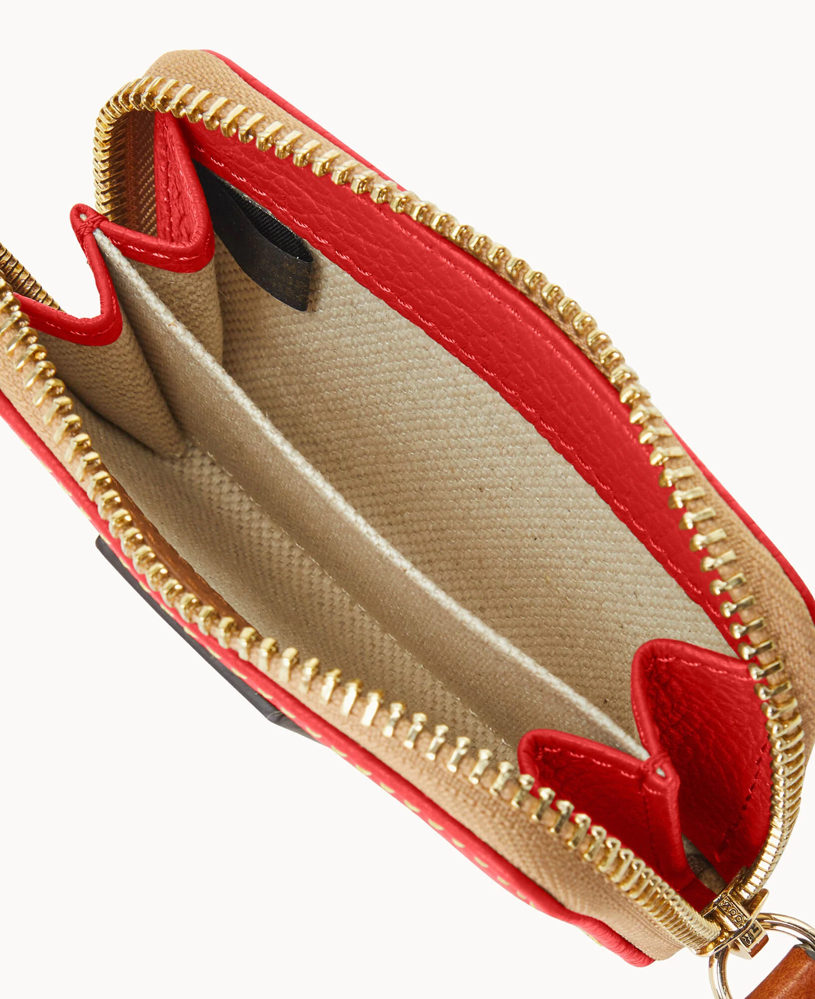 Pebble Grain Zip Around Credit Card Case - Image 24
