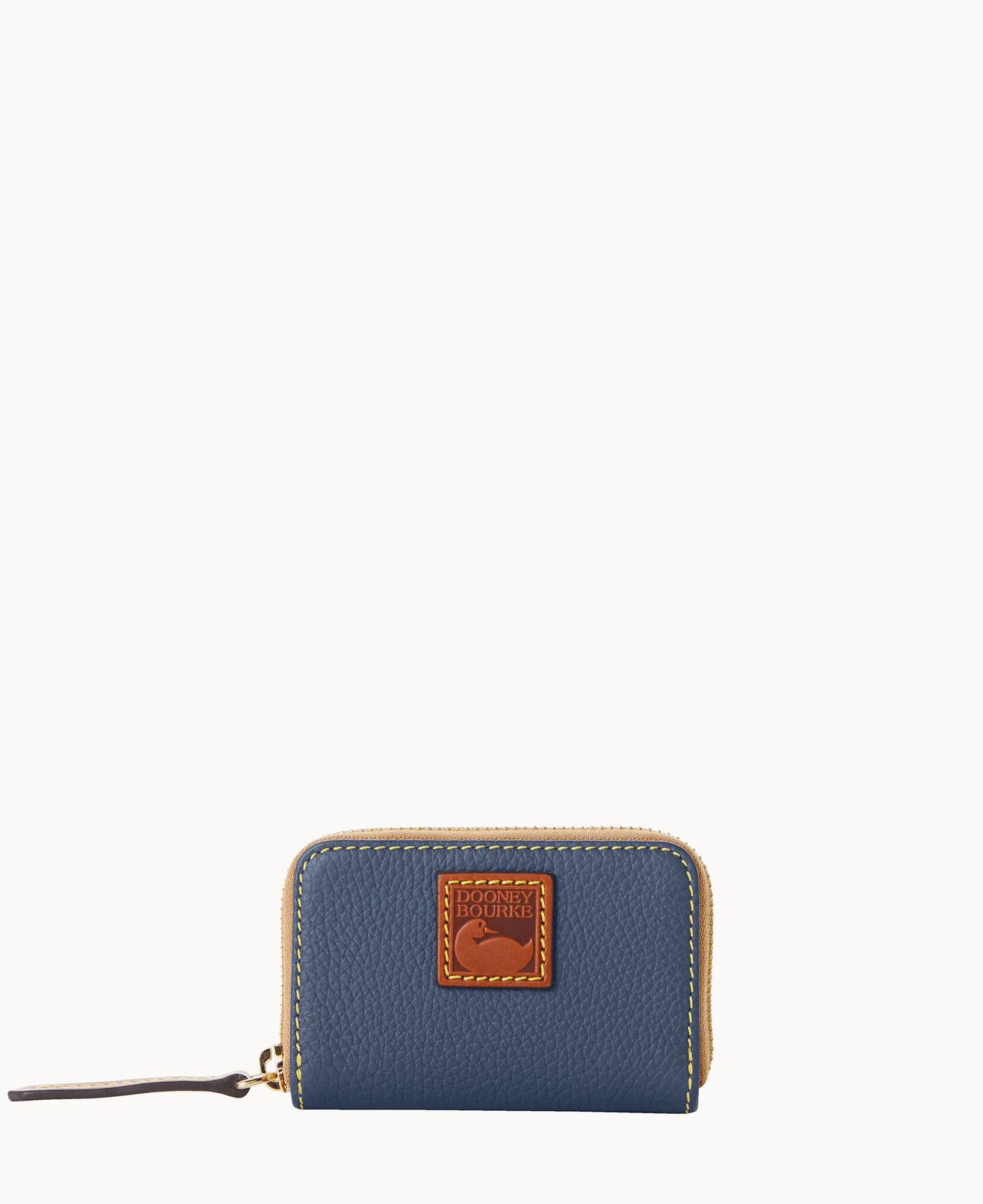 Pebble Grain Zip Around Credit Card Case - Image 31