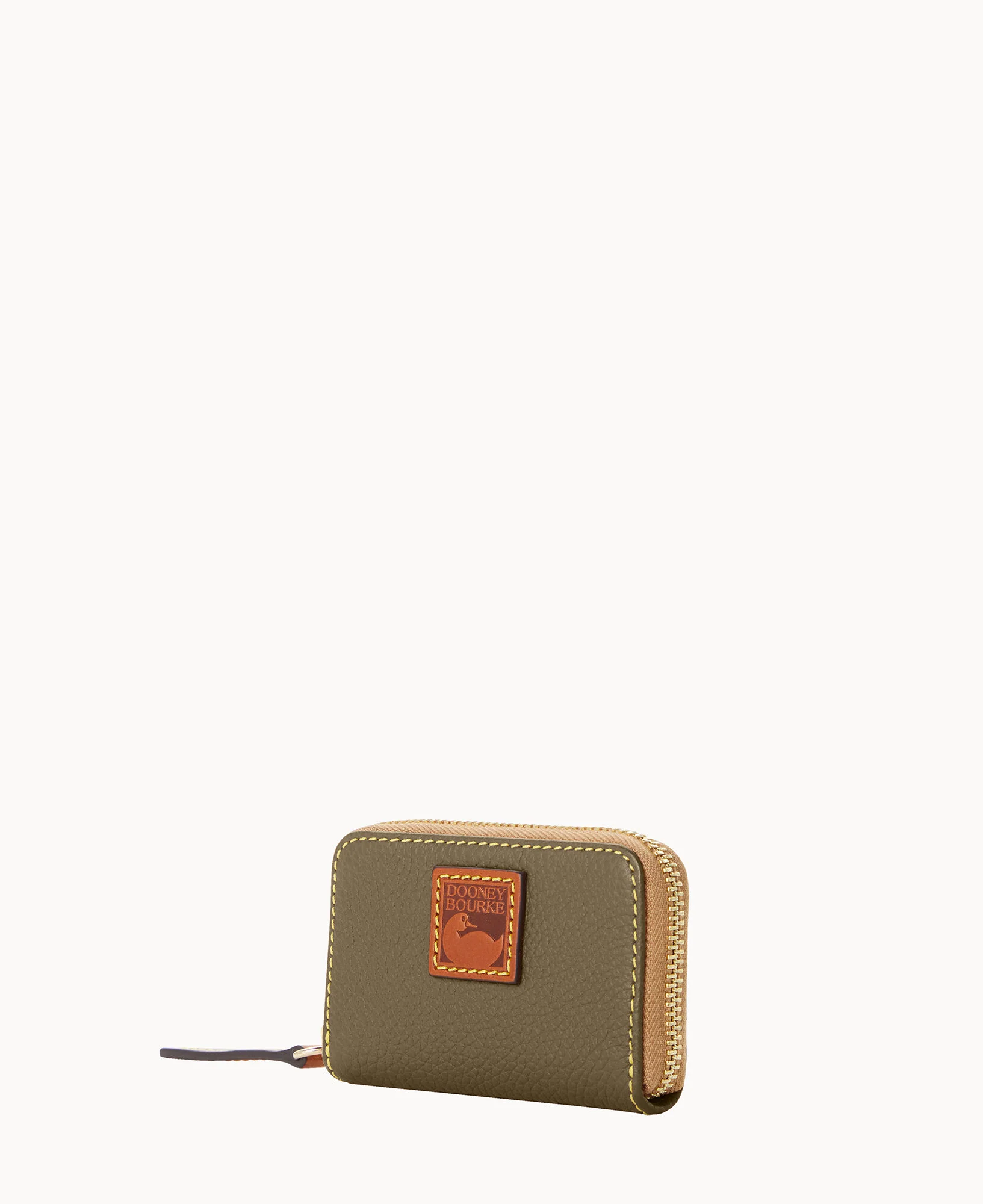 Pebble Grain Zip Around Credit Card Case - Image 35