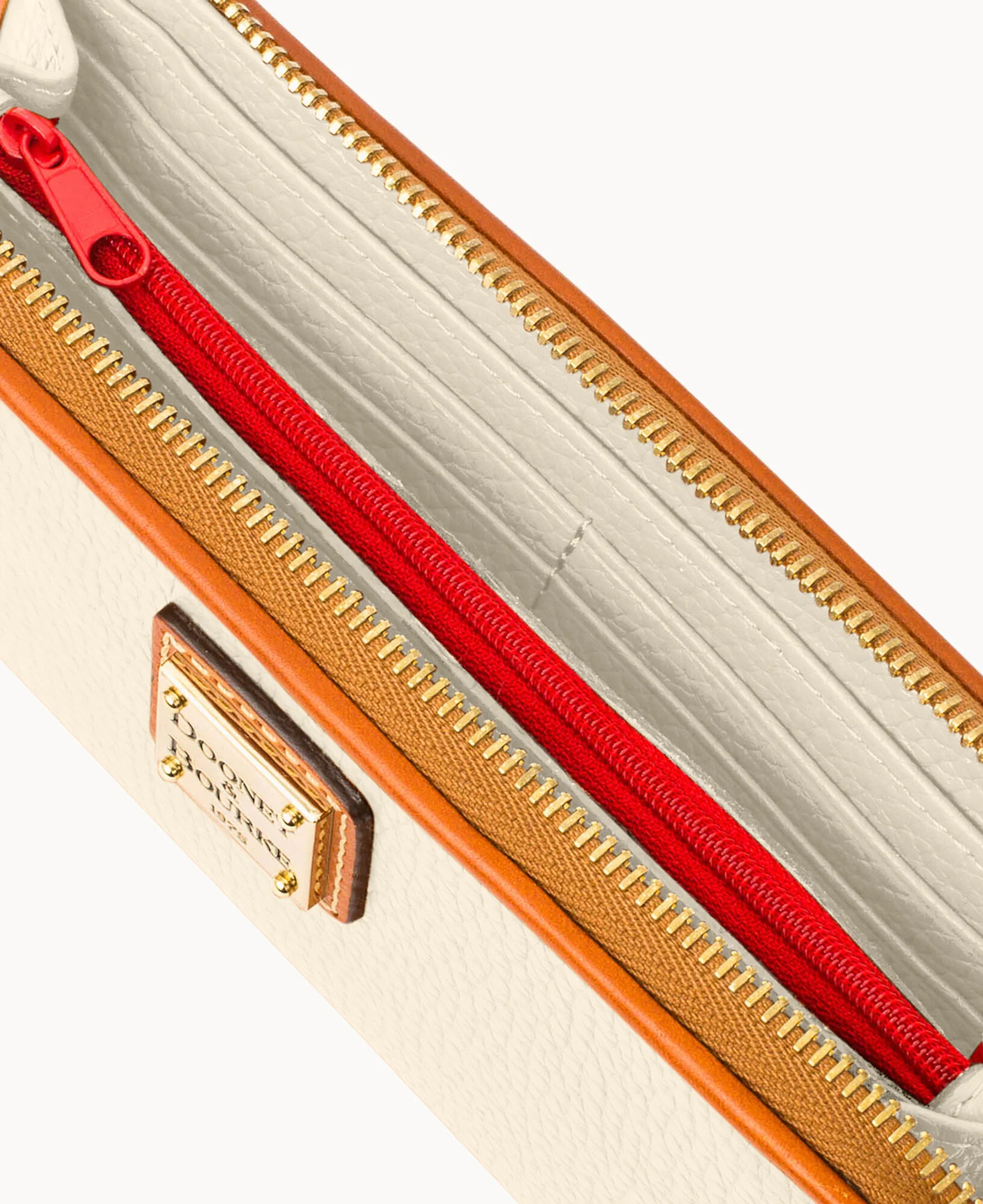 Pebble Grain Zip Clutch - Image 12