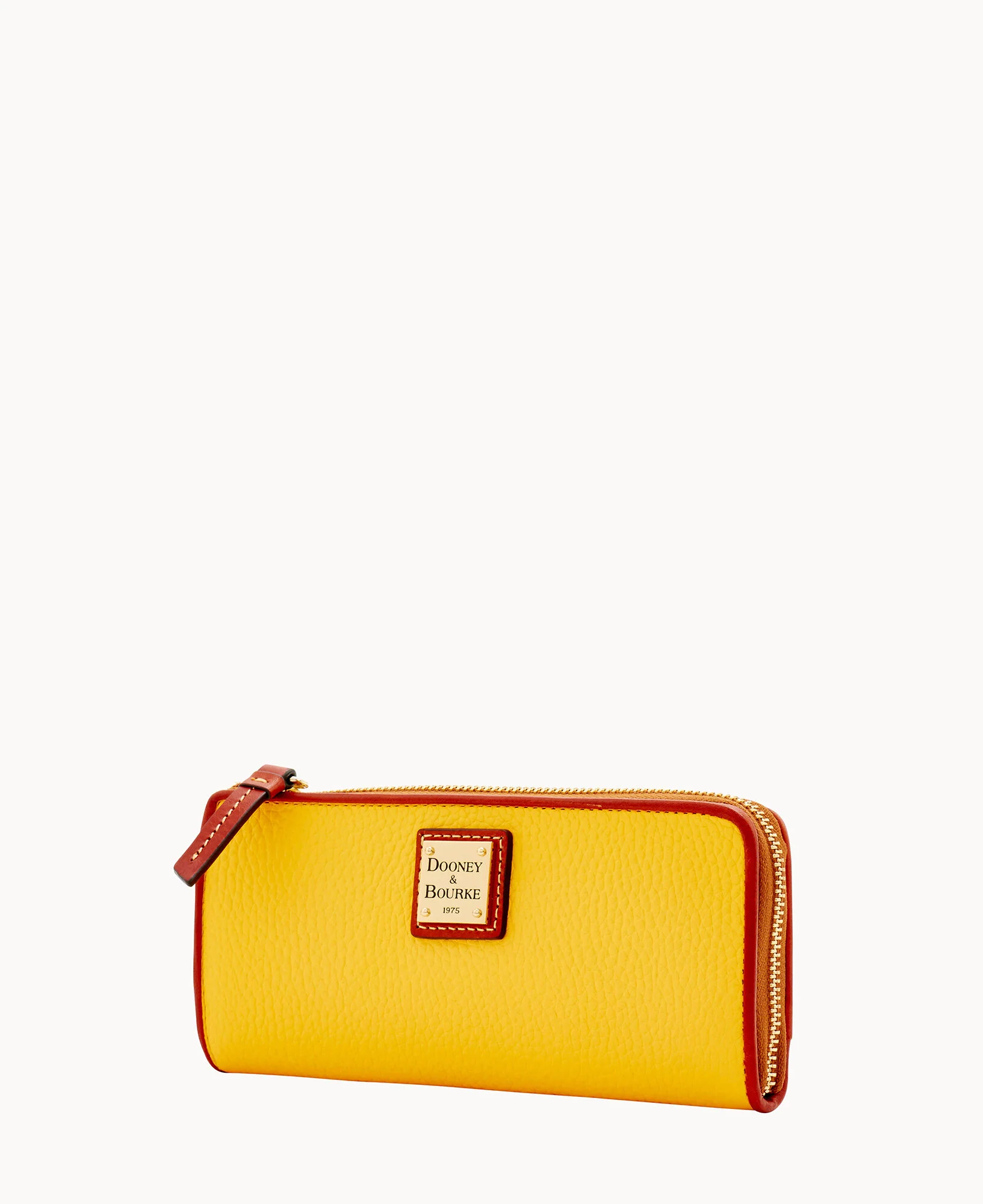 Pebble Grain Zip Clutch - Image 38
