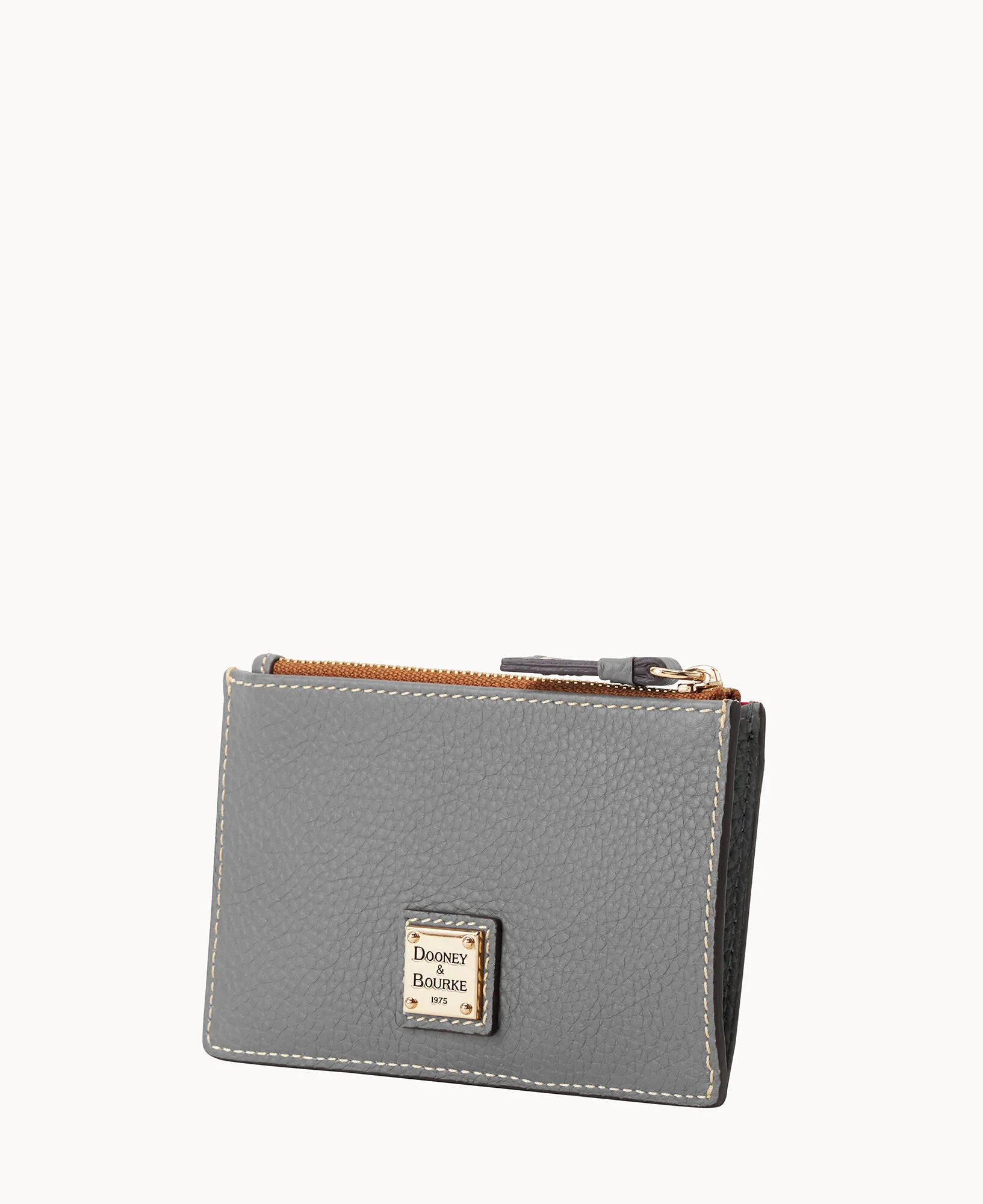 Pebble Grain Zip Credit Card Case - Image 38