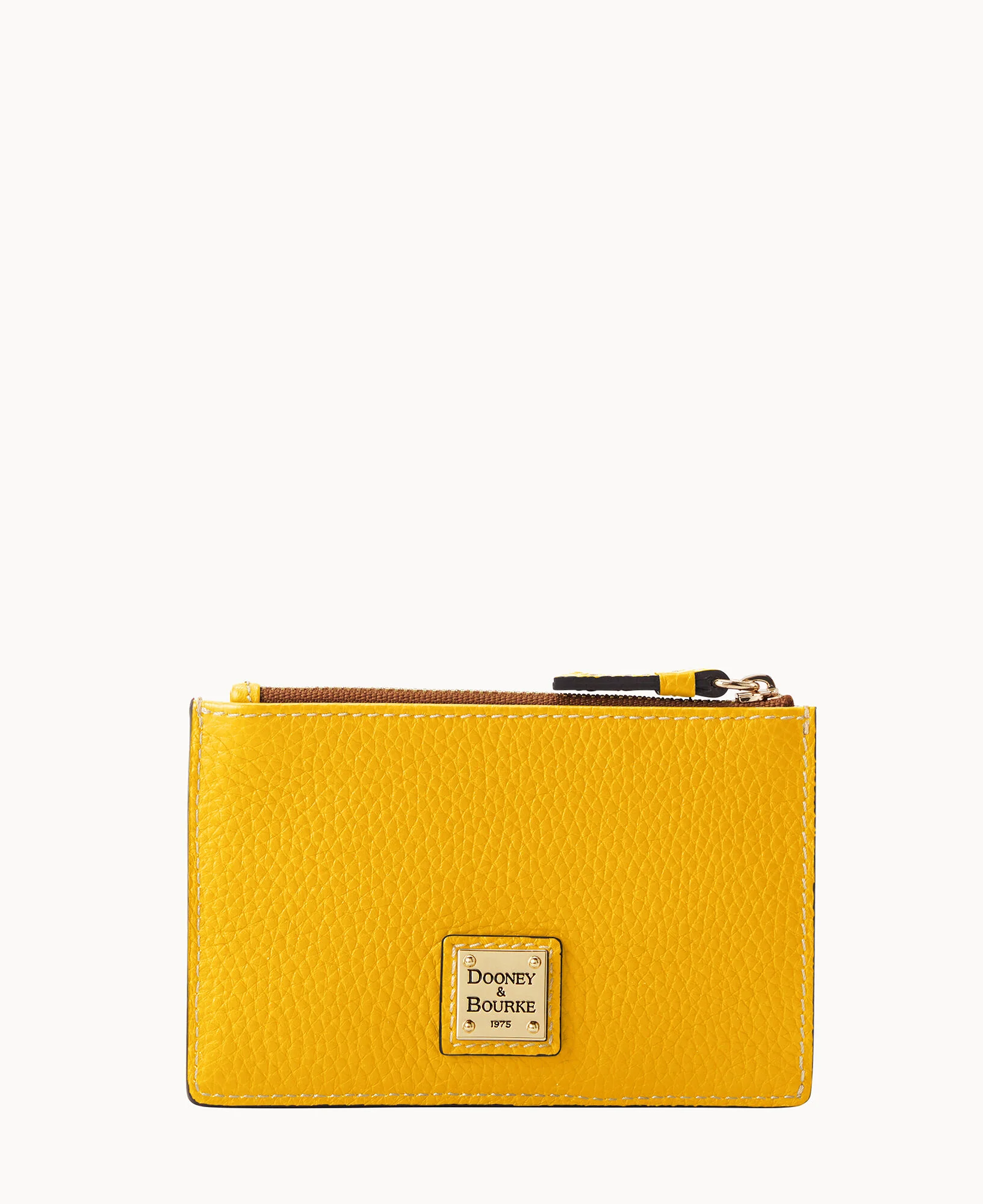 Pebble Grain Zip Credit Card Case - Image 43