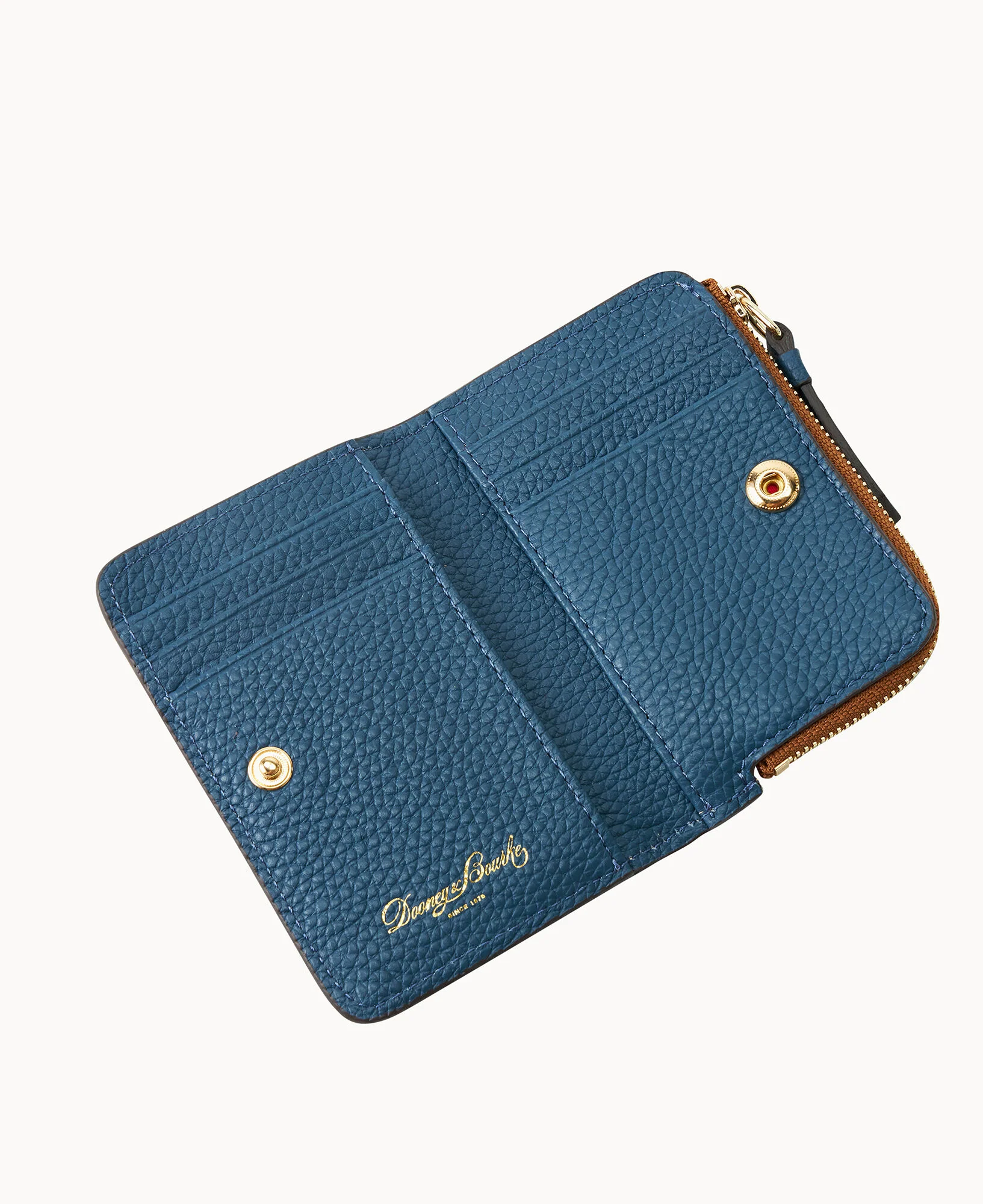 Pebble Grain Zip Credit Card Wallet 12 - Image 12
