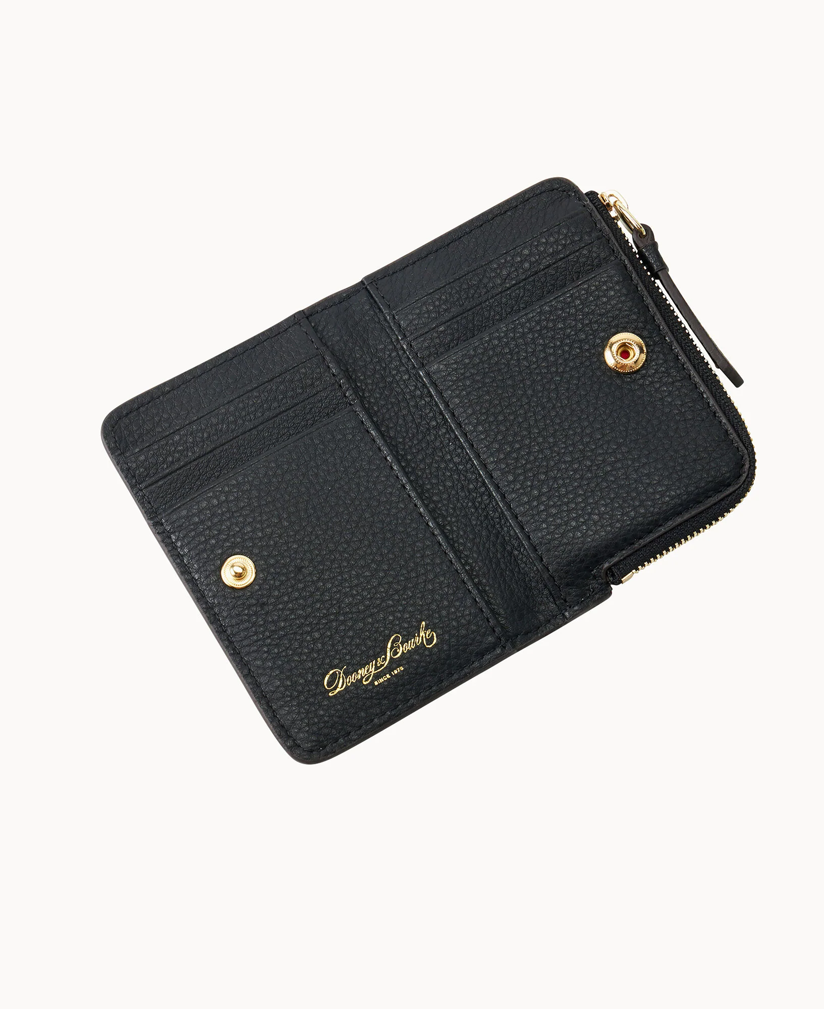 Pebble Grain Zip Credit Card Wallet 12 - Image 3