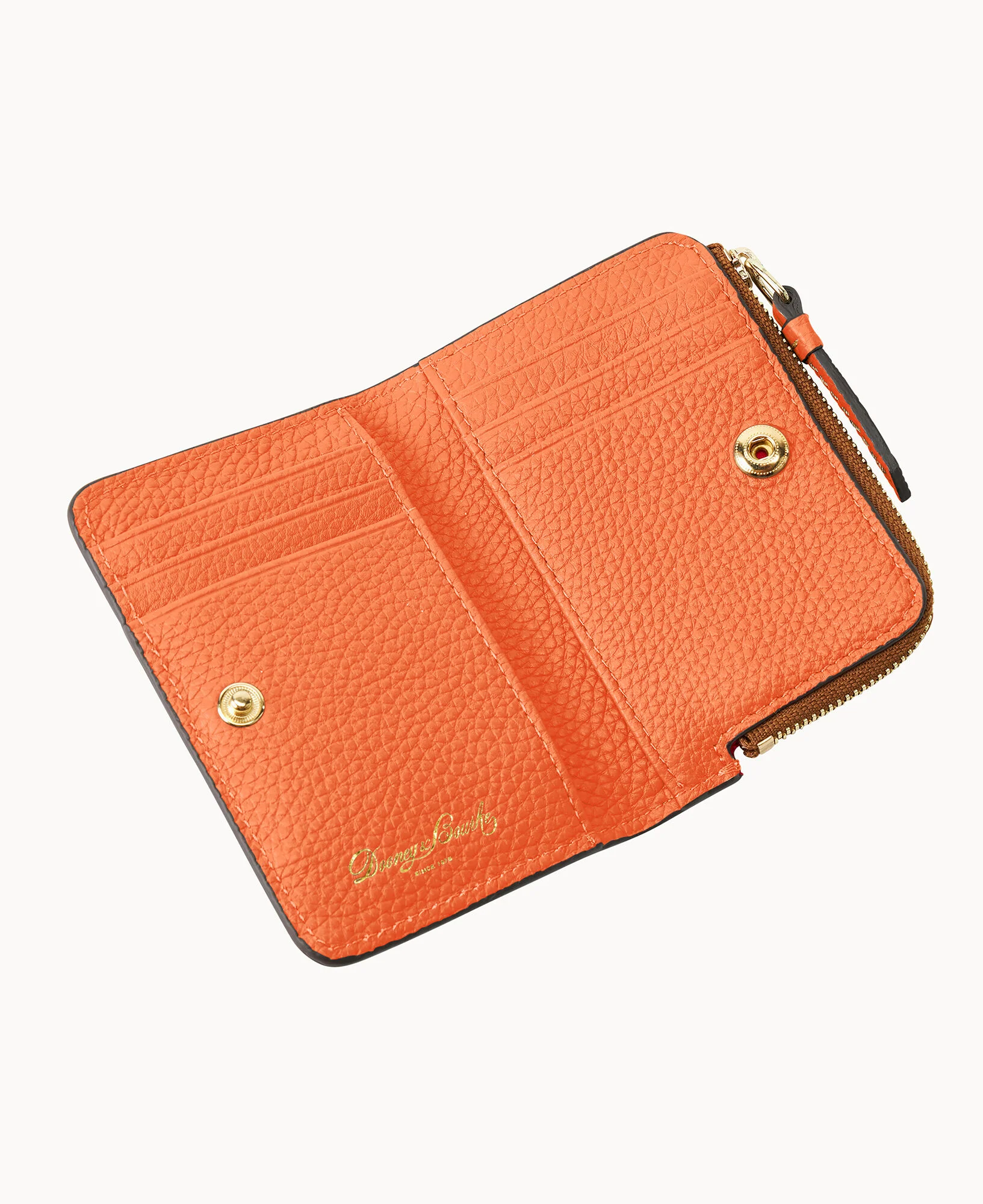 Pebble Grain Zip Credit Card Wallet 12 - Image 42