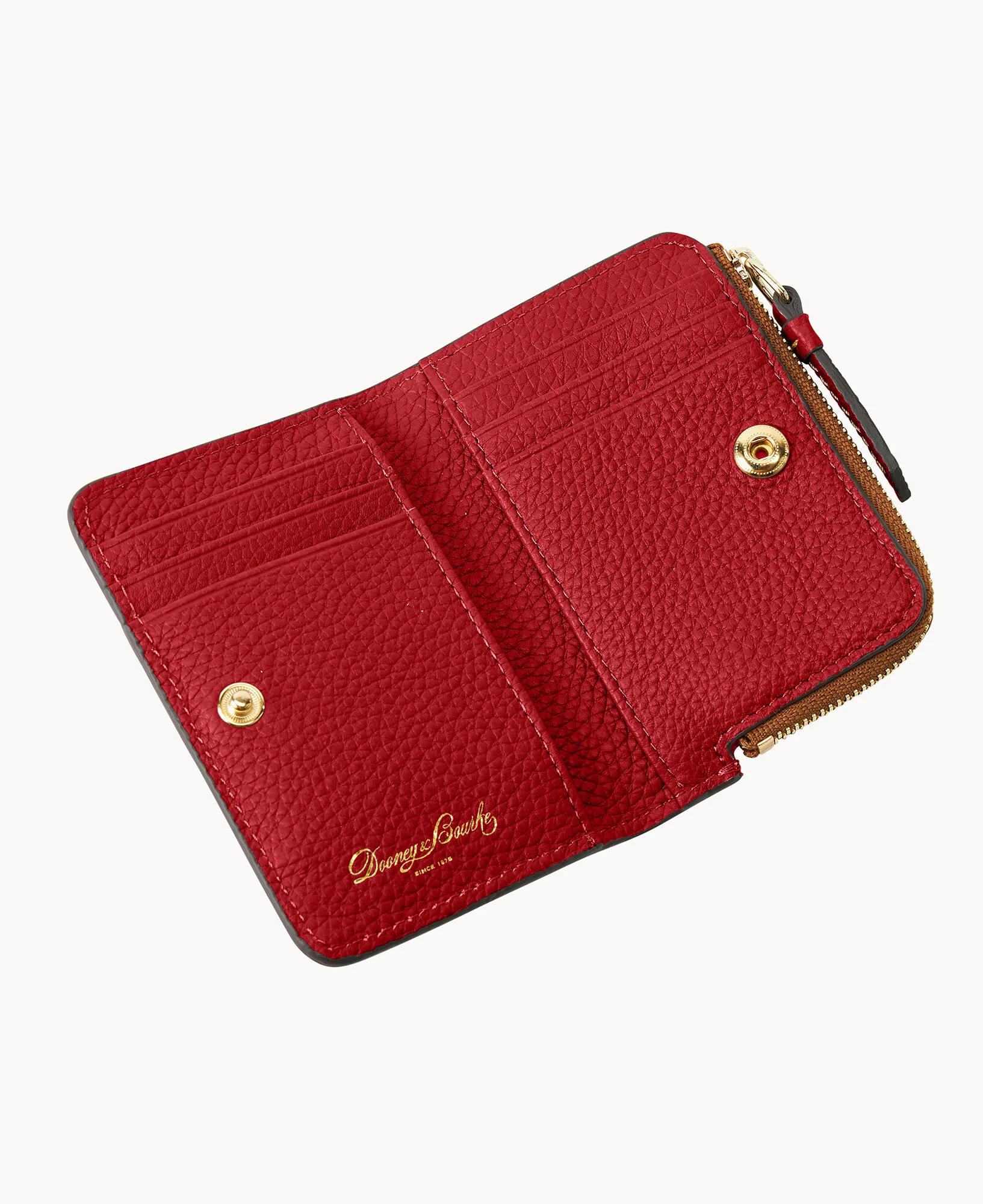 Pebble Grain Zip Credit Card Wallet 12 - Image 63