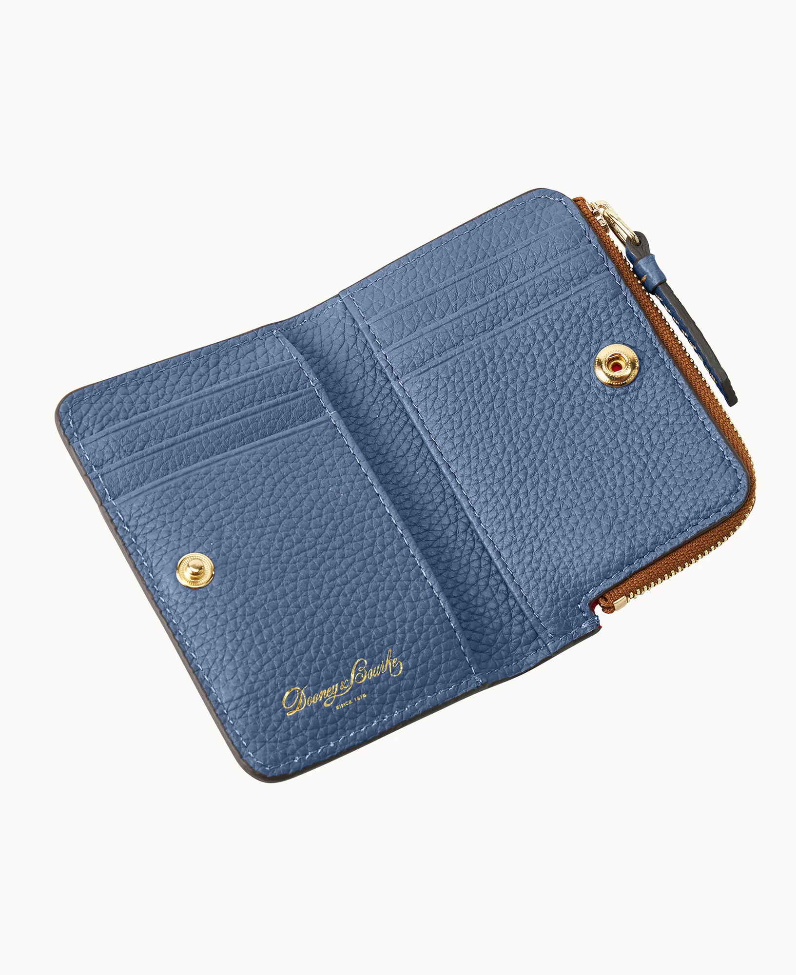 Pebble Grain Zip Credit Card Wallet 12 - Image 78