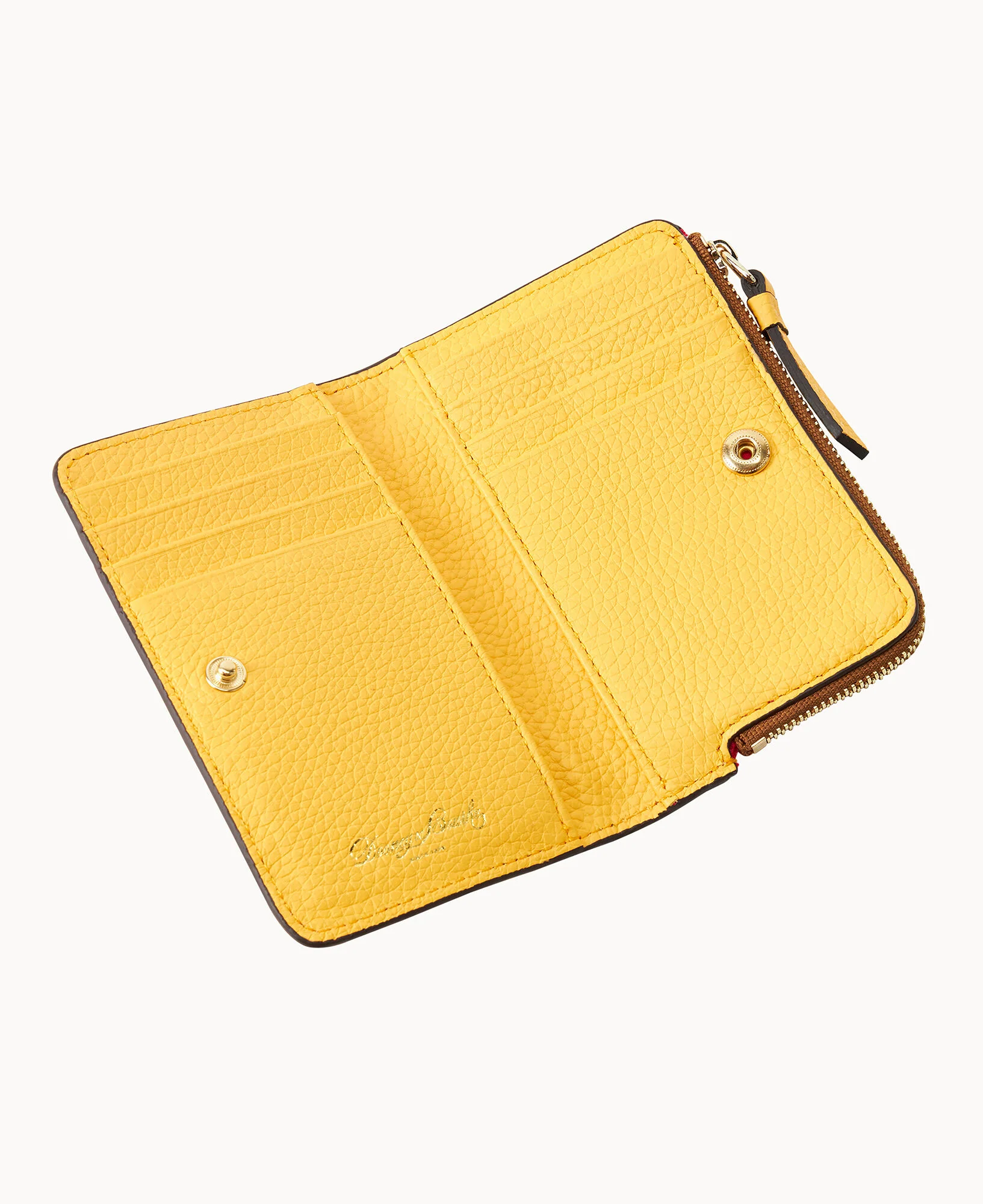 Pebble Grain Zip Credit Card Wallet 14 - Image 42