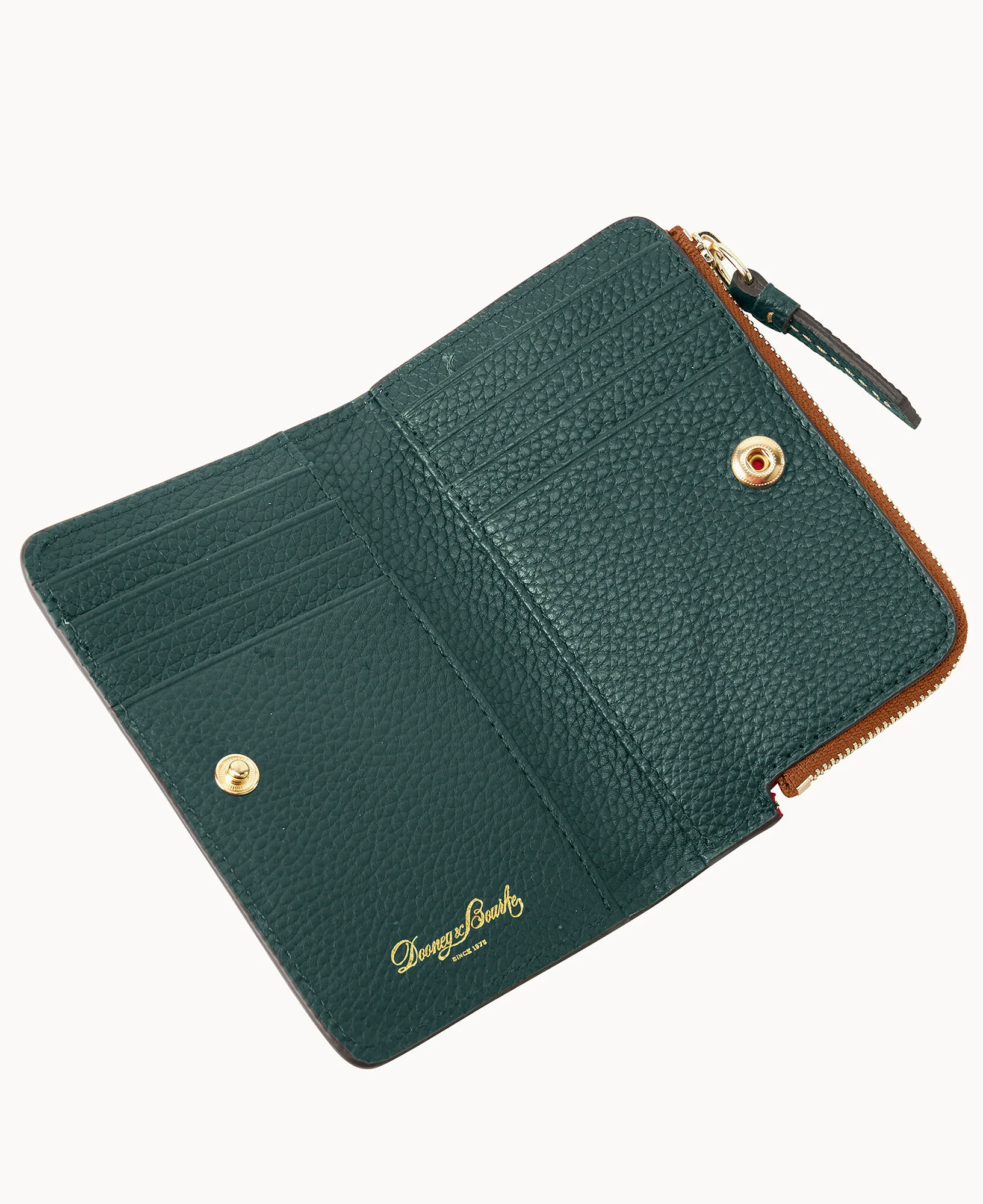 Pebble Grain Zip Credit Card Wallet 14 - Image 57