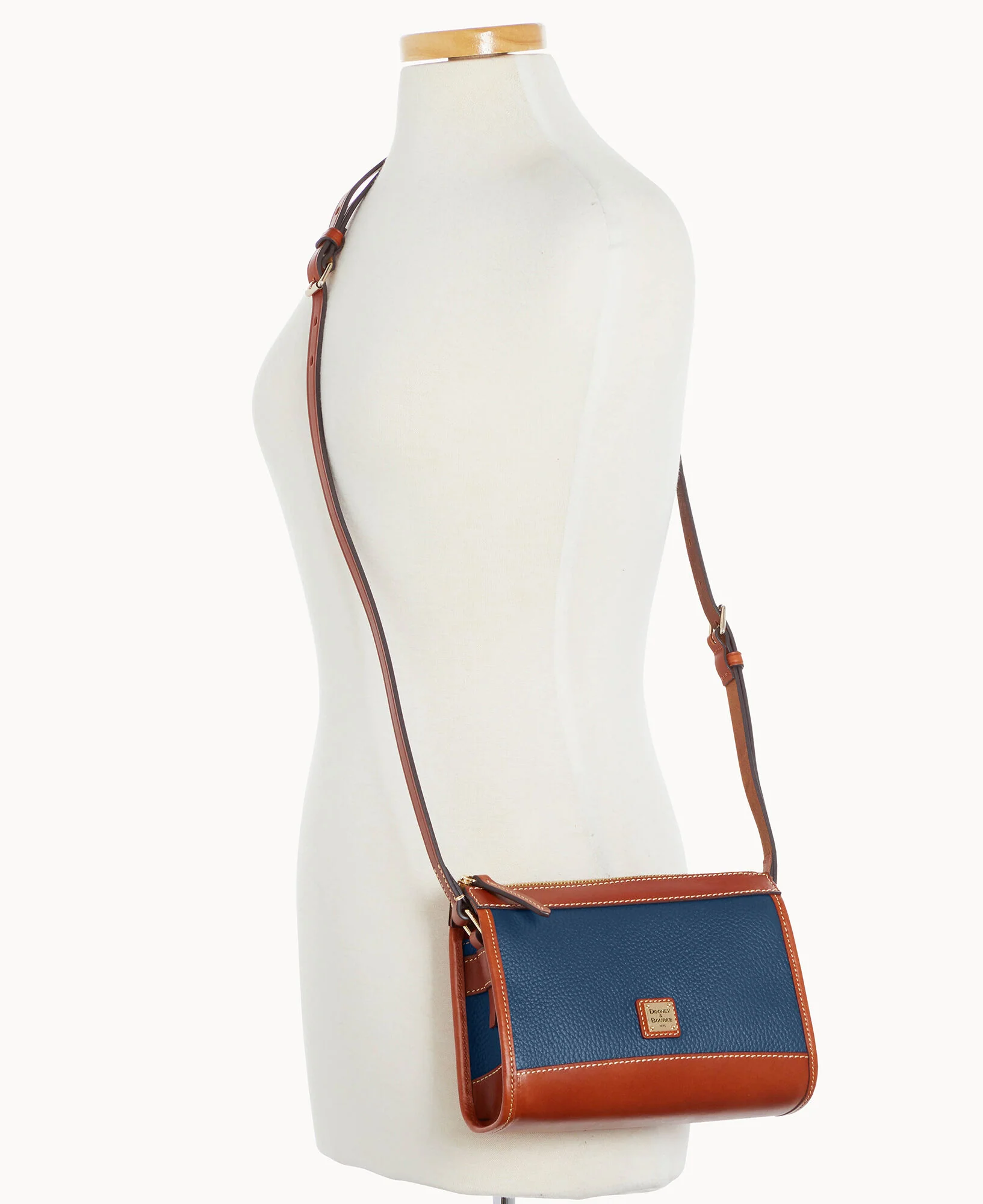 Pebble Grain Zip Crossbody - Image 32
