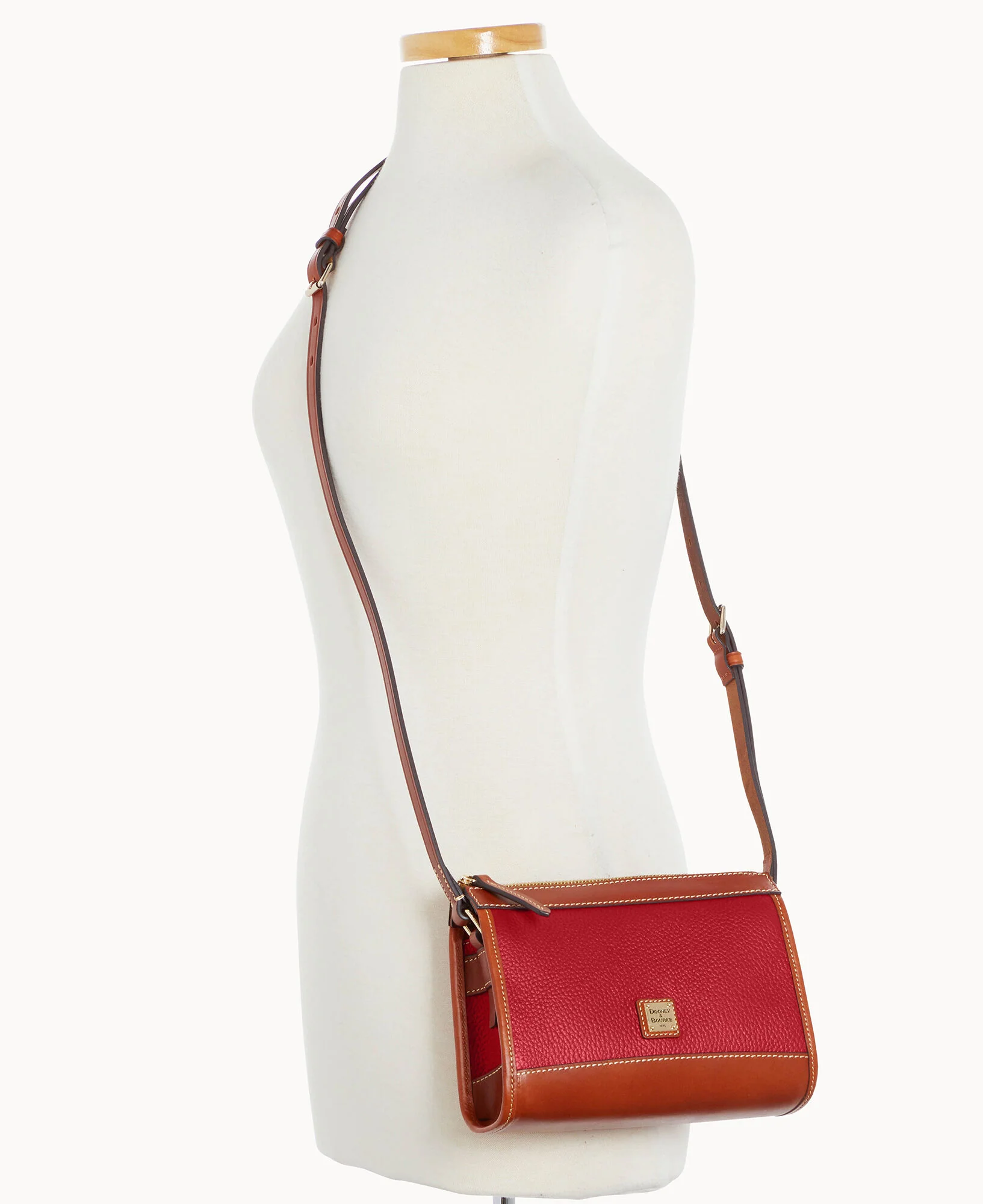 Pebble Grain Zip Crossbody - Image 36