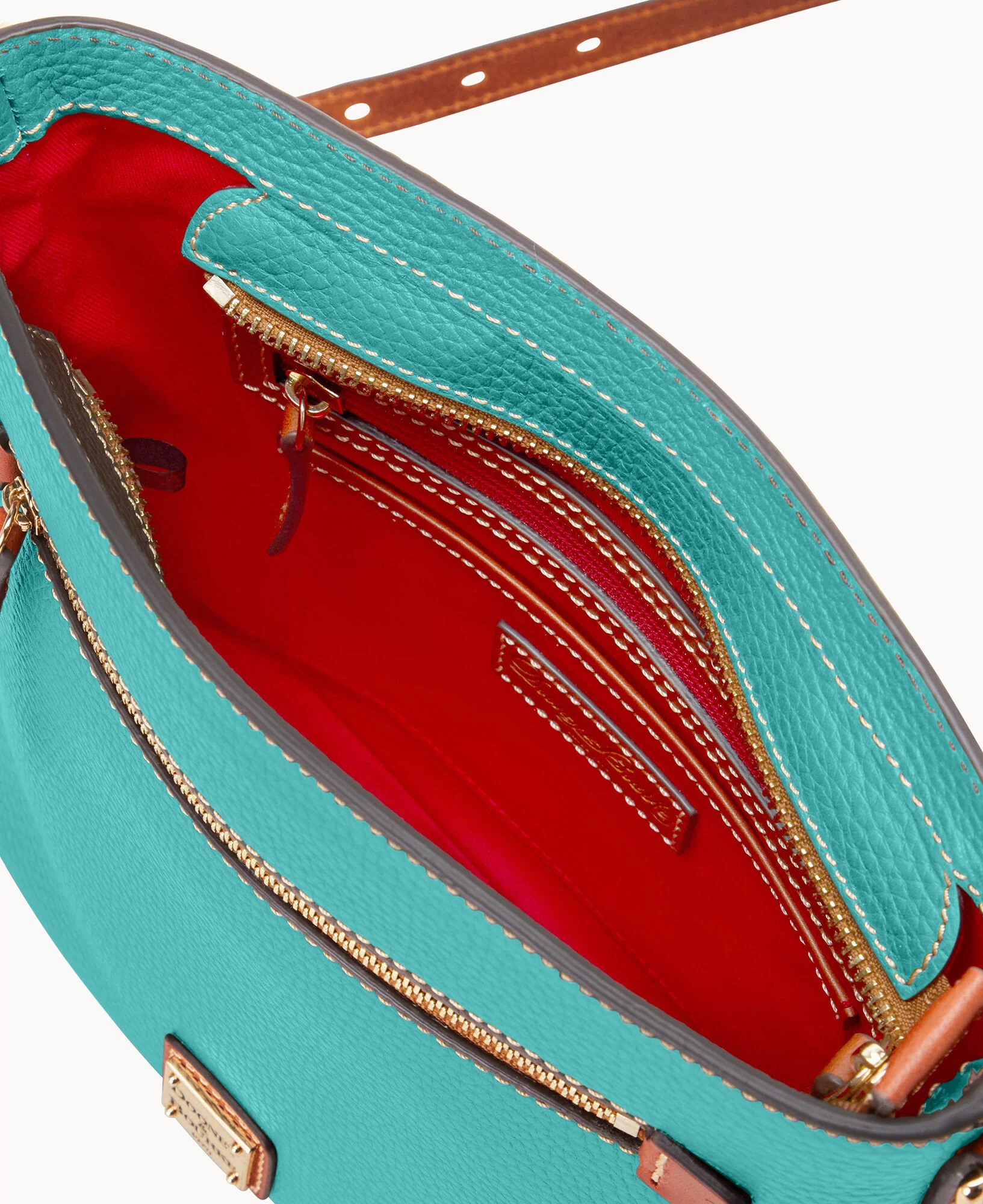 Pebble Grain Zip Crossbody - Image 15