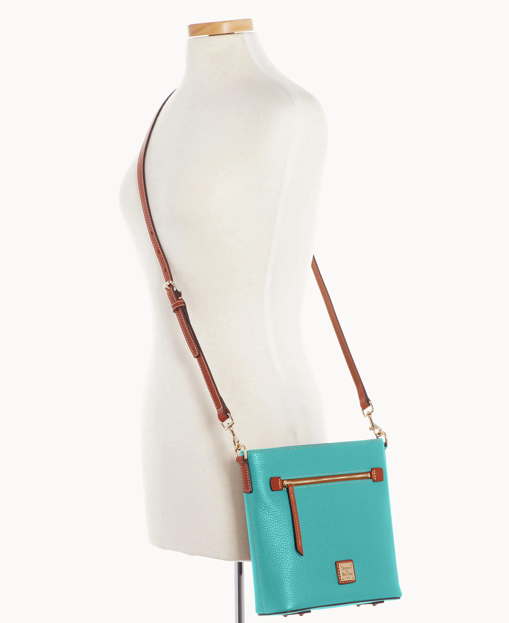 Pebble Grain Zip Crossbody - Image 16