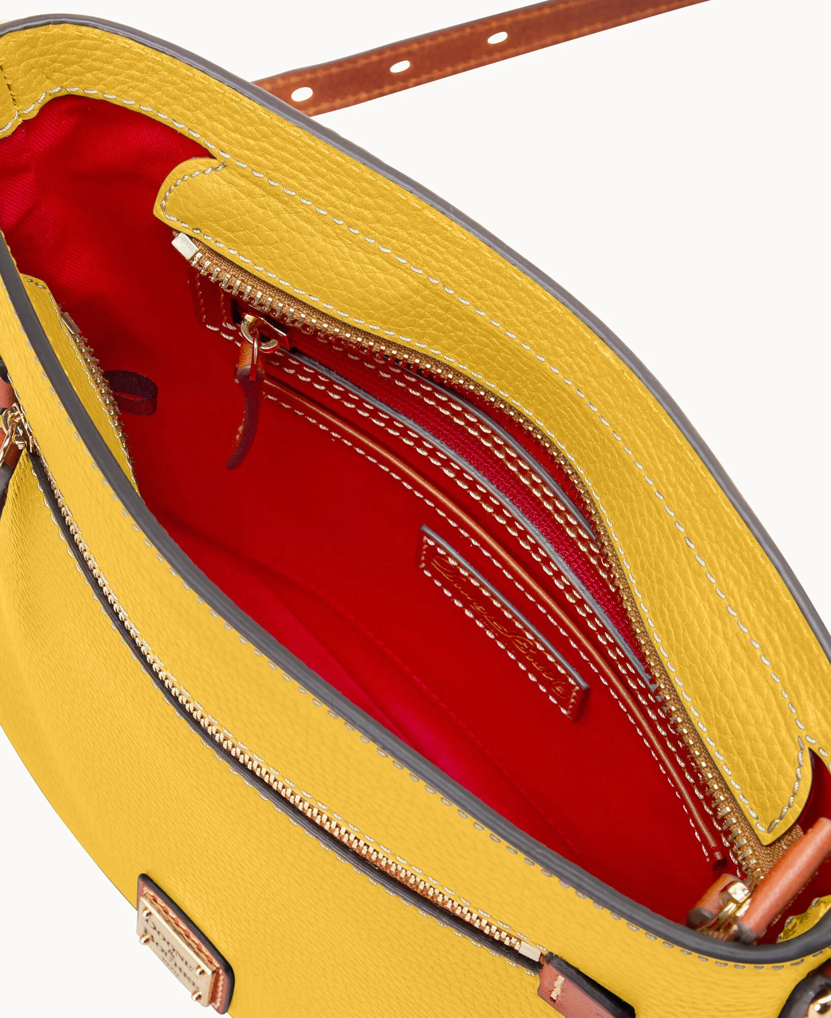 Pebble Grain Zip Crossbody - Image 31