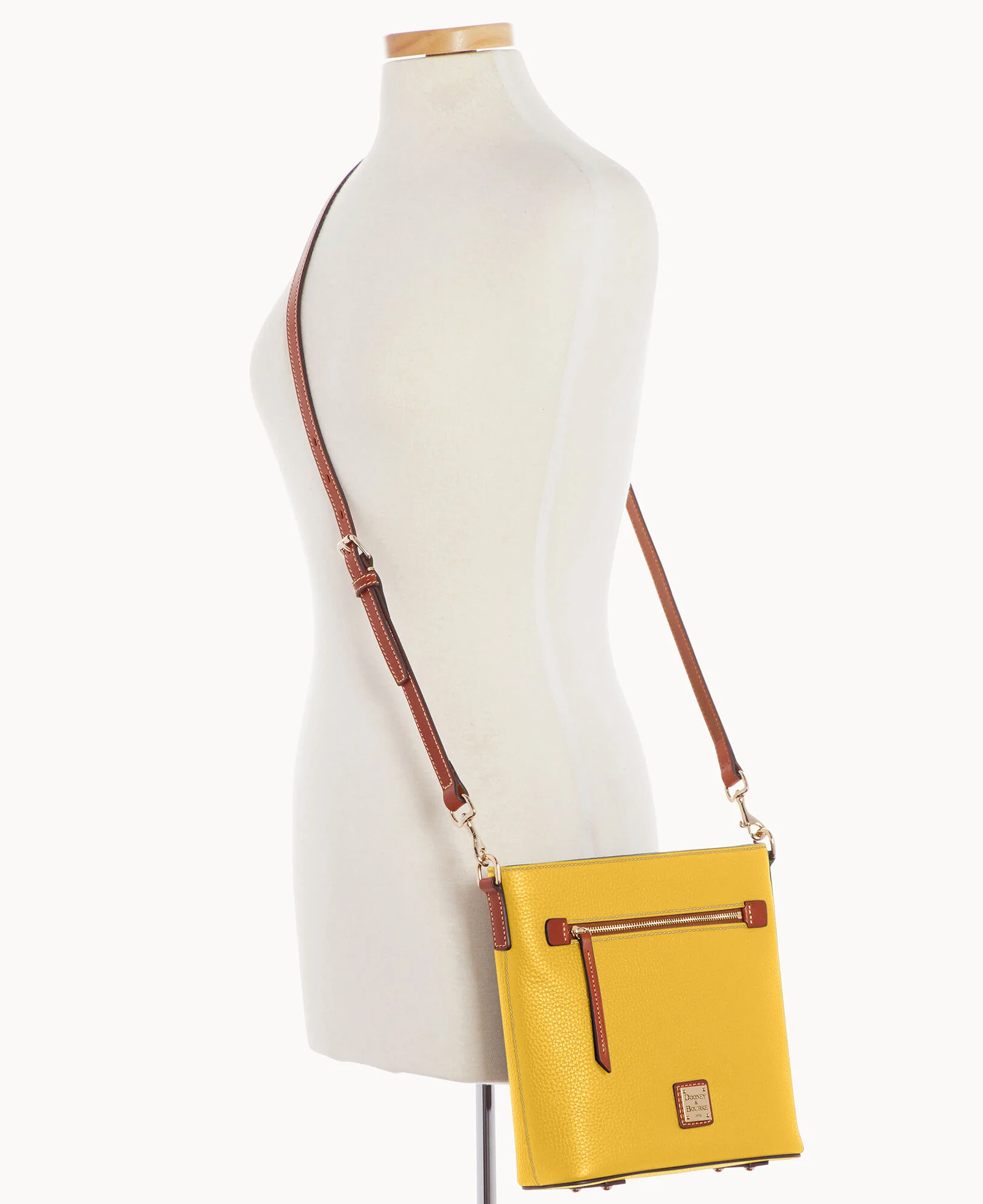 Pebble Grain Zip Crossbody - Image 32