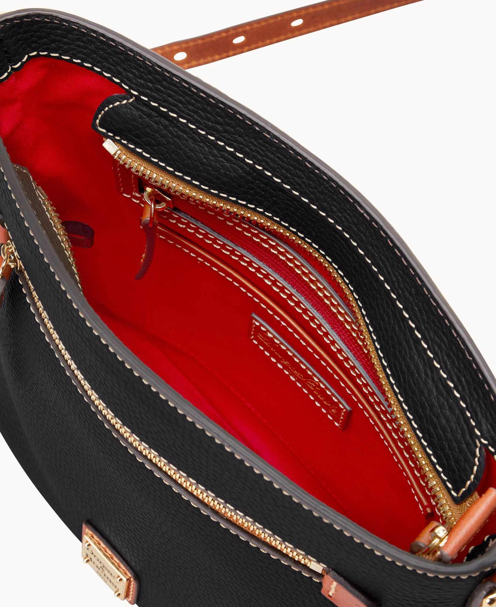 Pebble Grain Zip Crossbody - Image 35