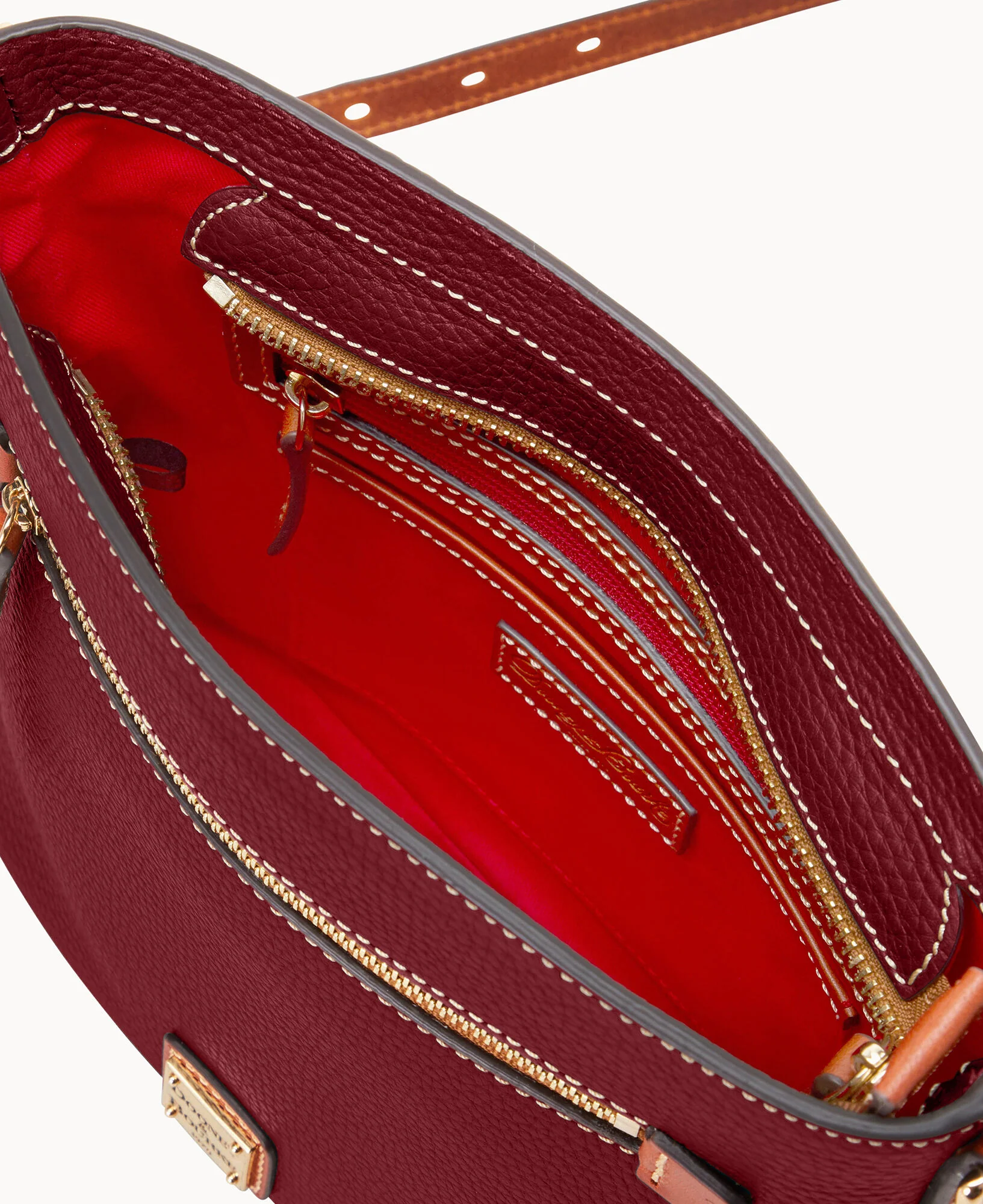 Pebble Grain Zip Crossbody - Image 39