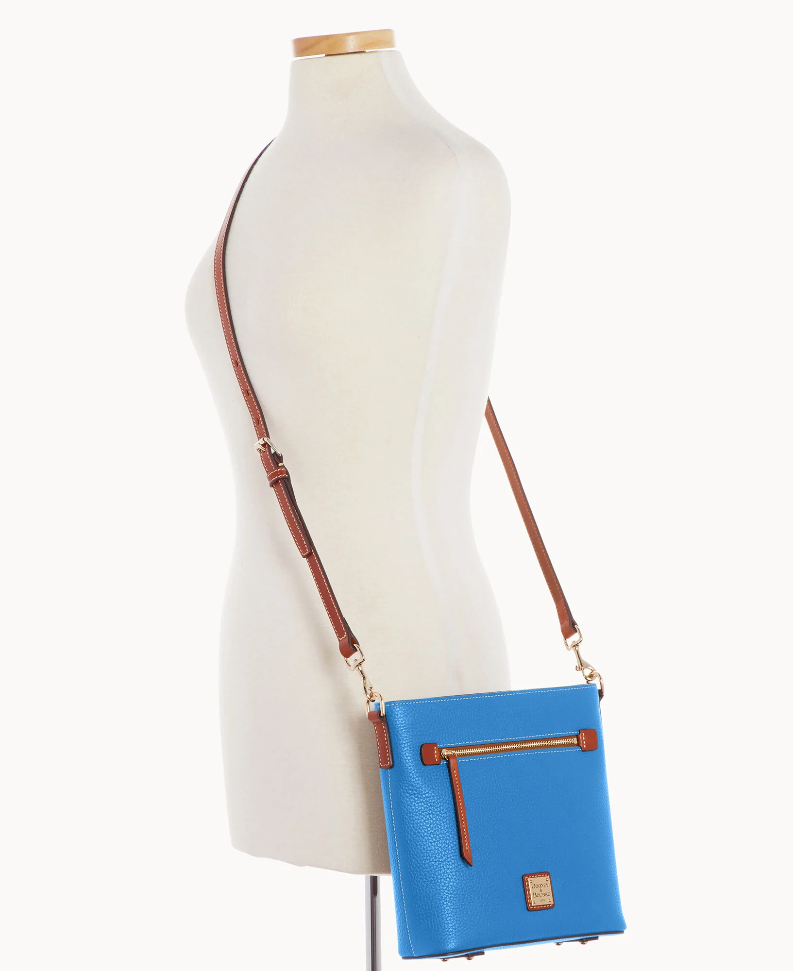 Pebble Grain Zip Crossbody - Image 44