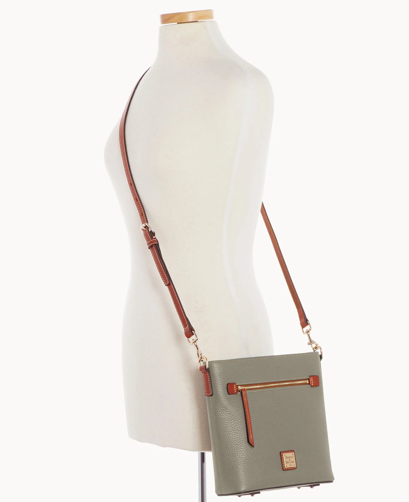 Pebble Grain Zip Crossbody - Image 56