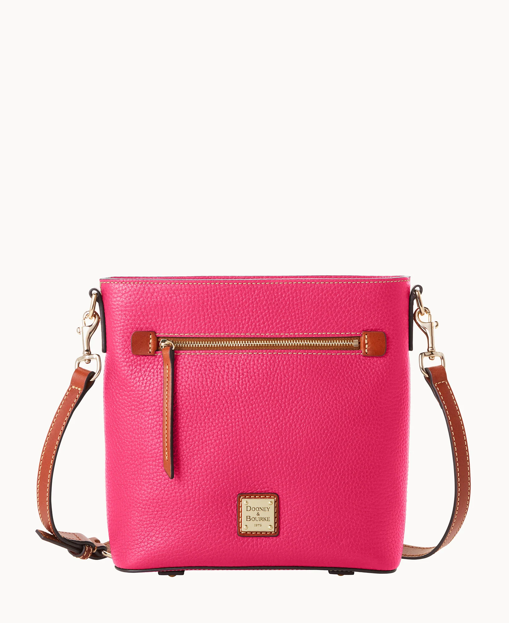 Pebble Grain Zip Crossbody - Image 9
