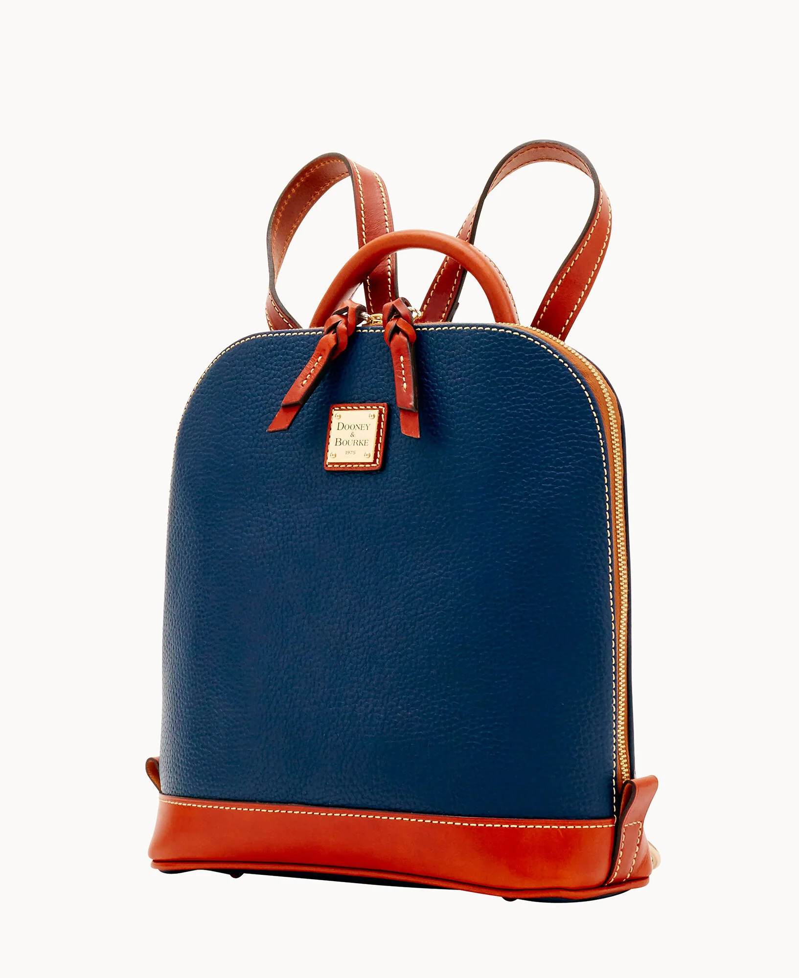 Pebble Grain Zip Pod Backpack - Image 21