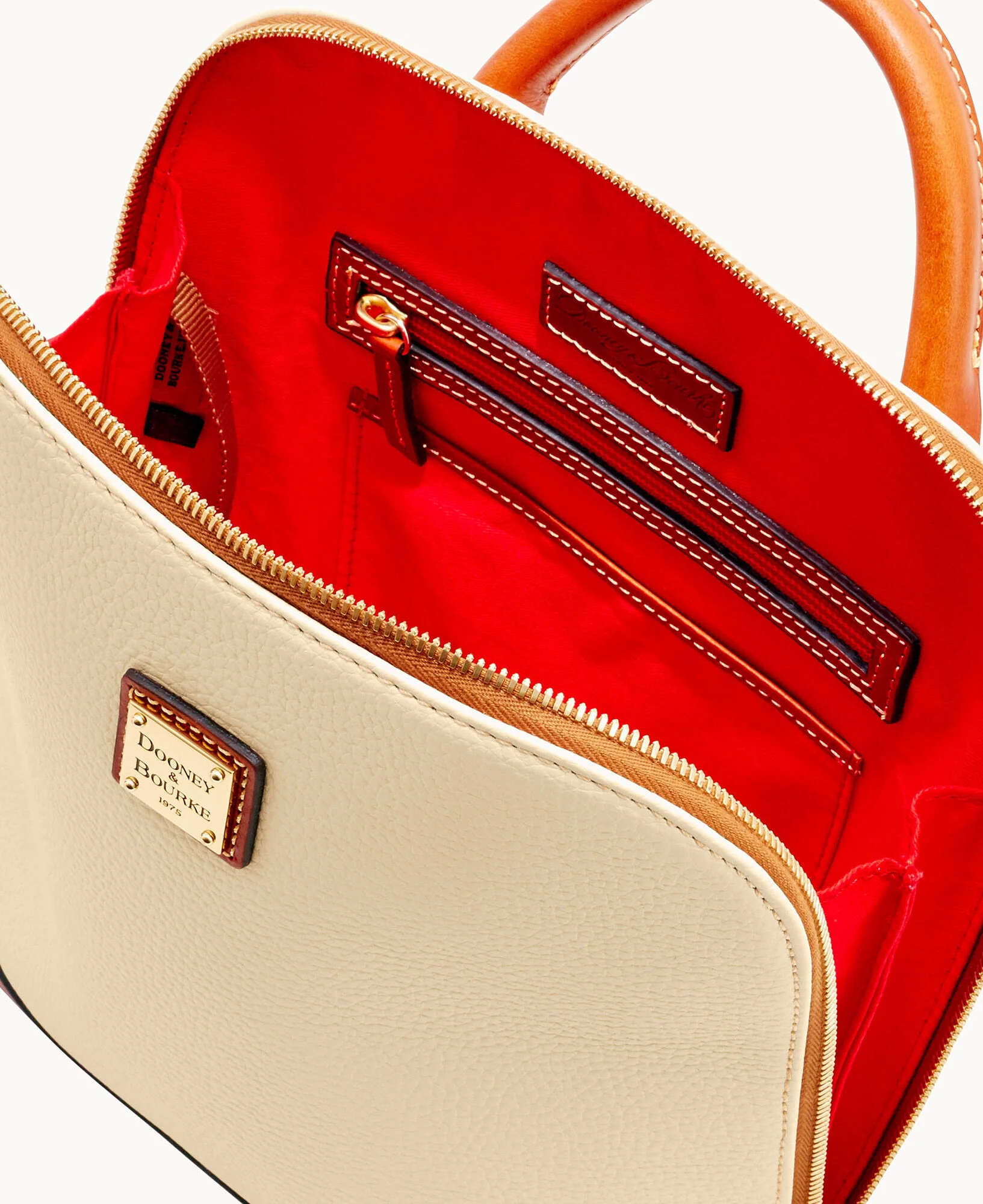 Pebble Grain Zip Pod Backpack - Image 34