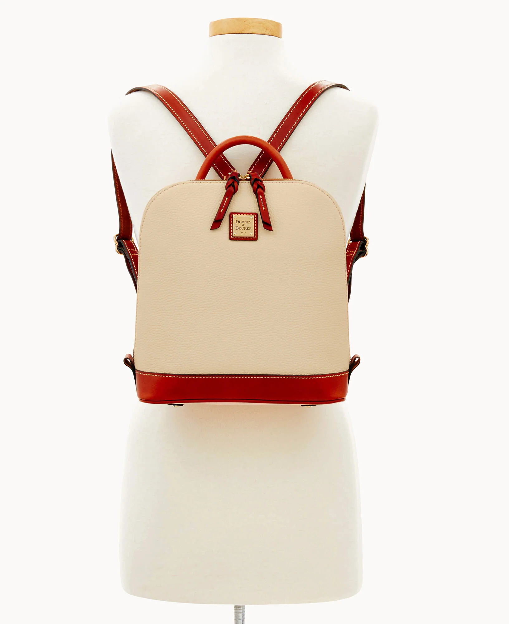 Pebble Grain Zip Pod Backpack - Image 35