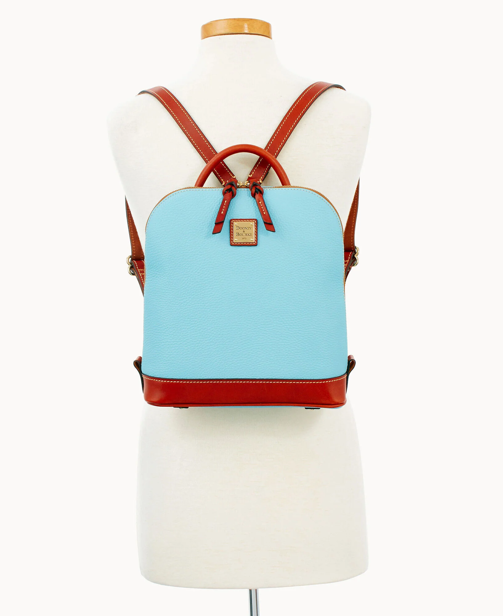 Pebble Grain Zip Pod Backpack - Image 47