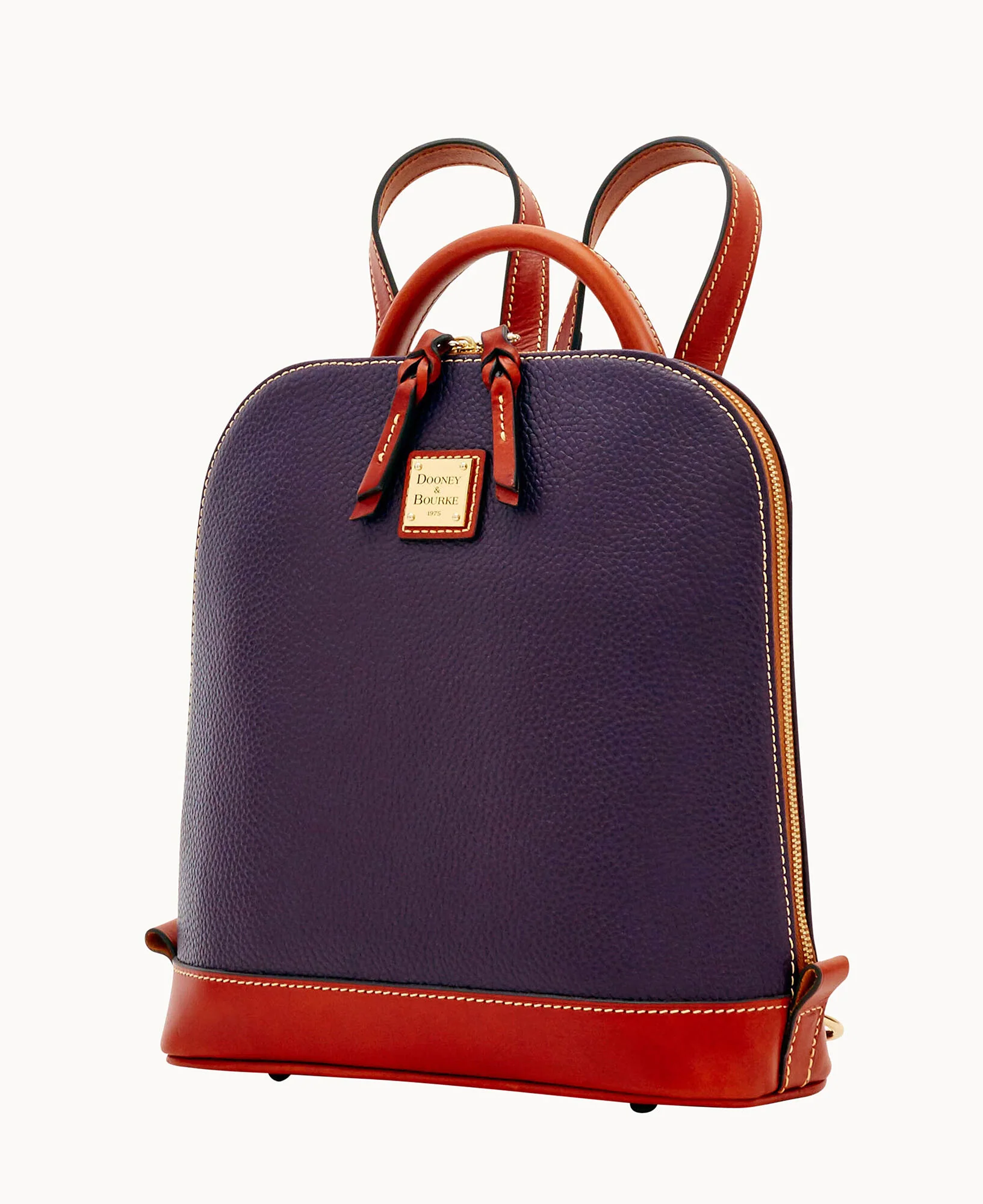 Pebble Grain Zip Pod Backpack - Image 69