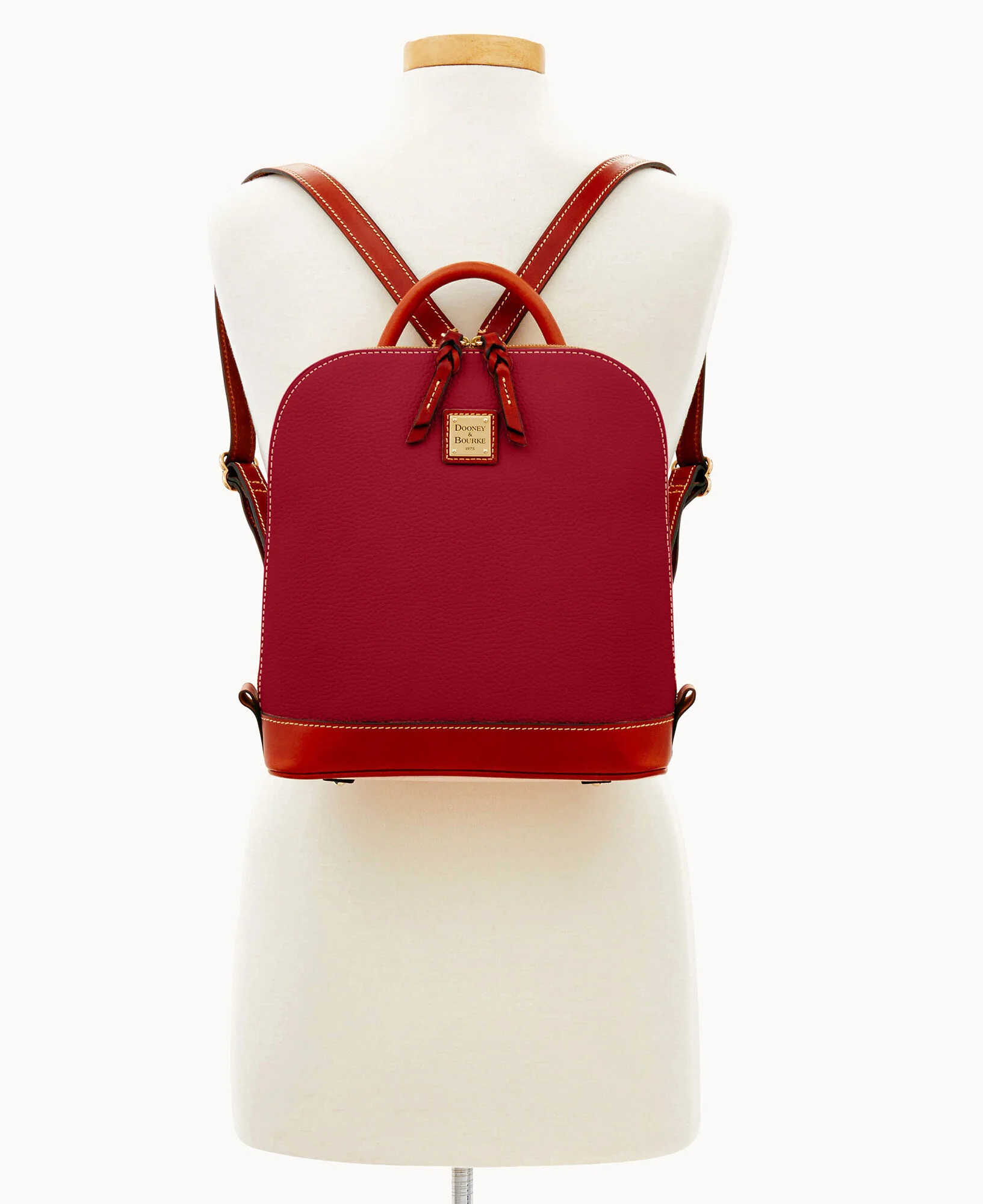Pebble Grain Zip Pod Backpack - Image 75