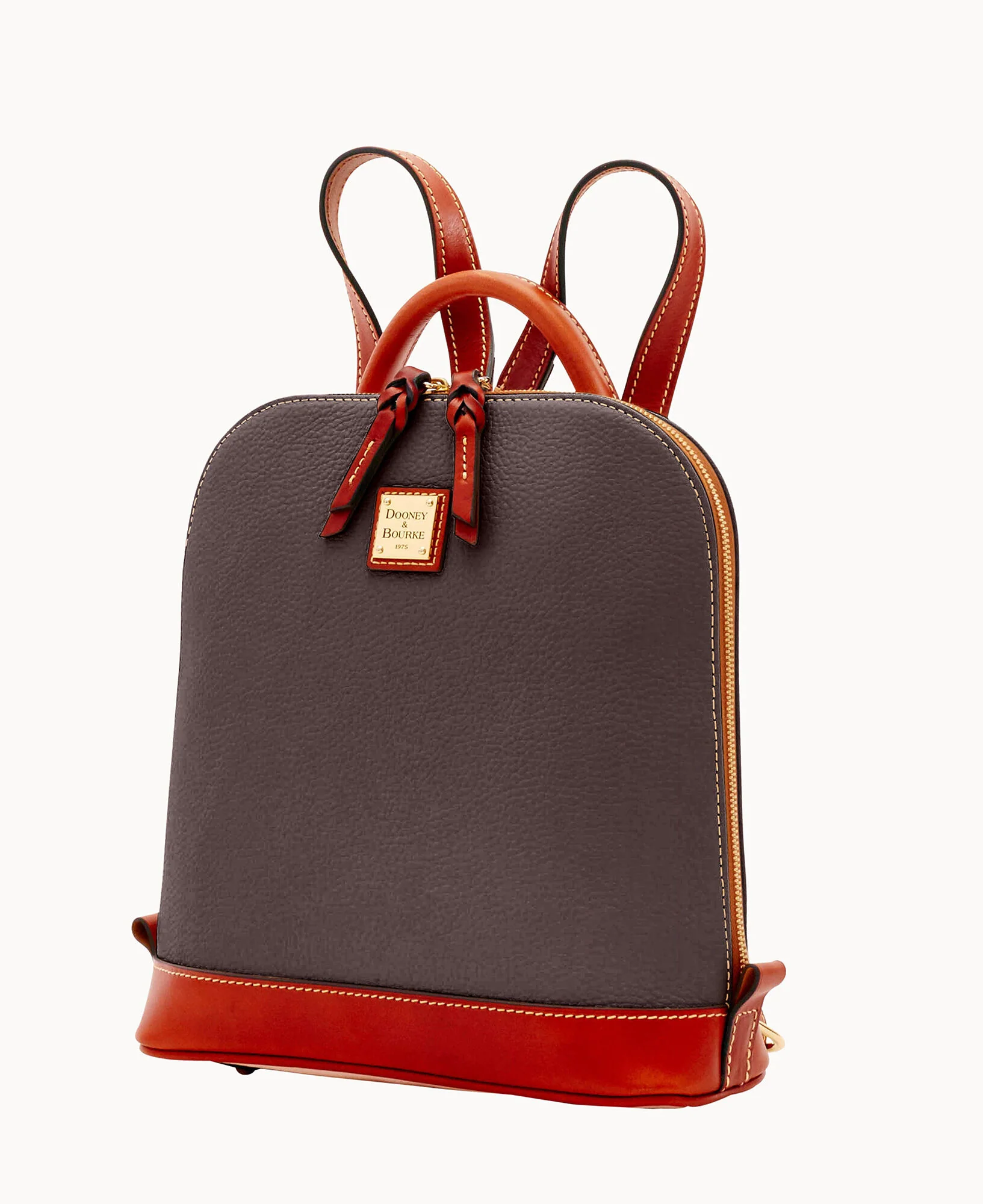 Pebble Grain Zip Pod Backpack - Image 81
