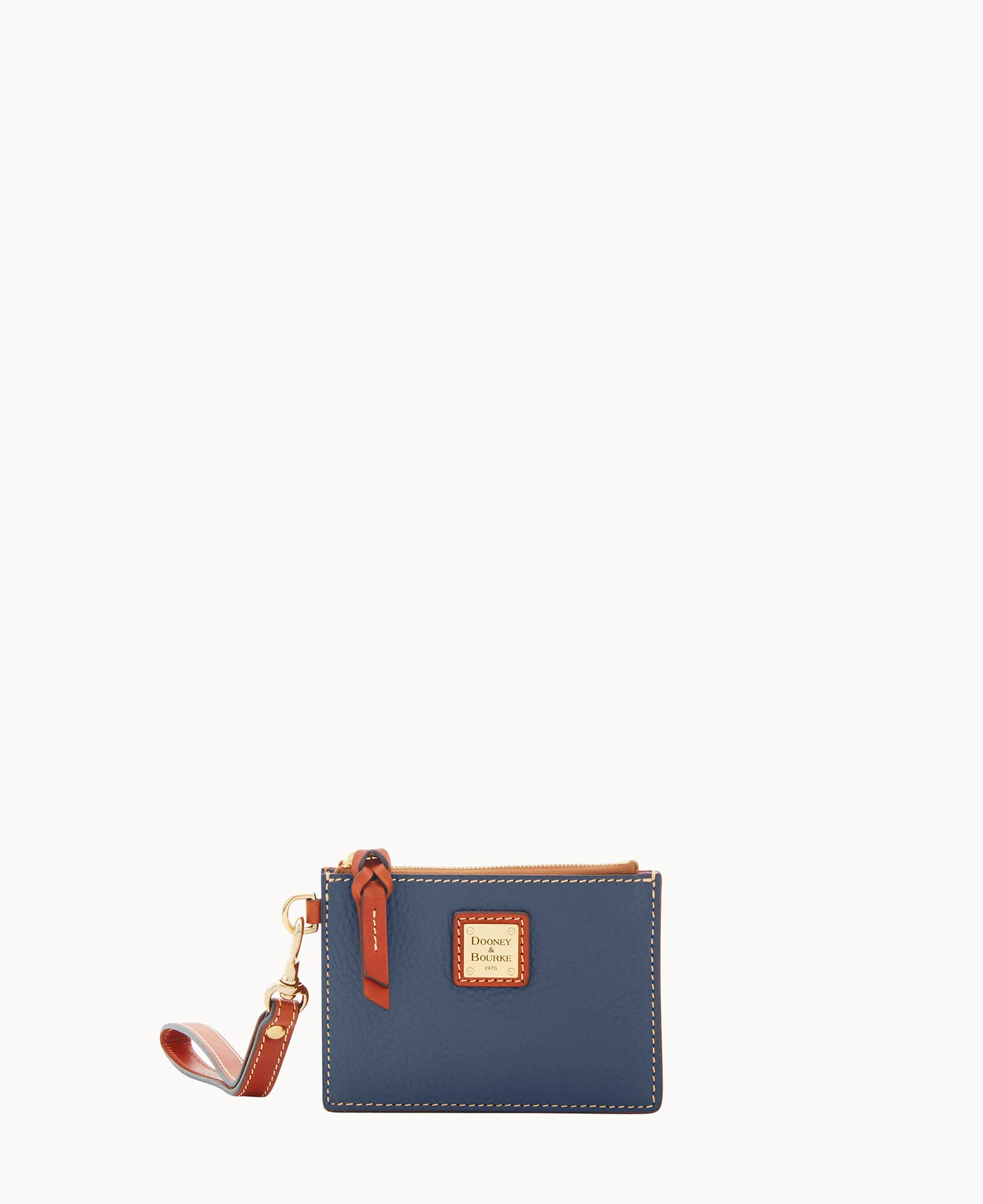 Pebble Grain Zip Top Card Case Wristlet - Image 101