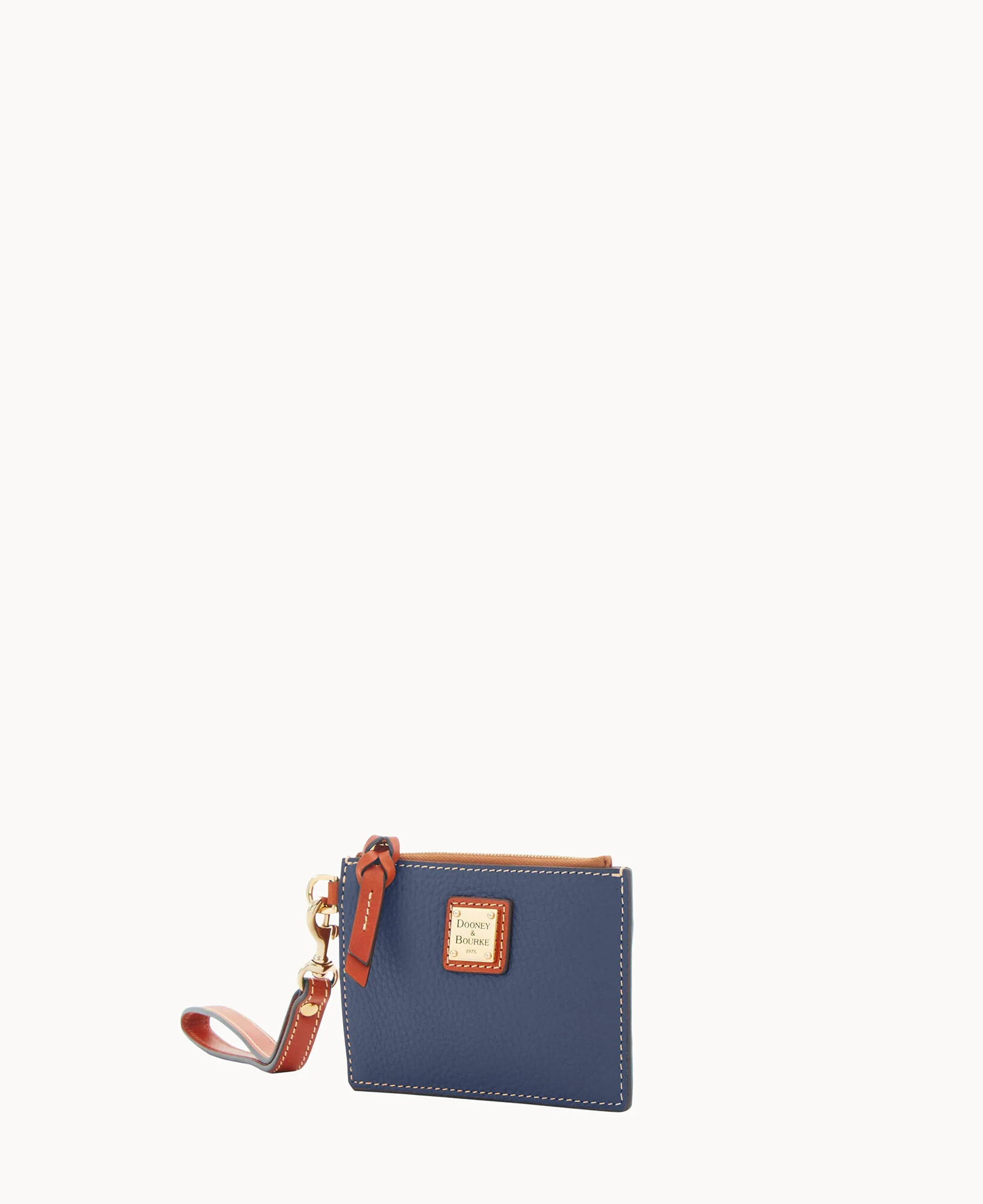 Pebble Grain Zip Top Card Case Wristlet - Image 102