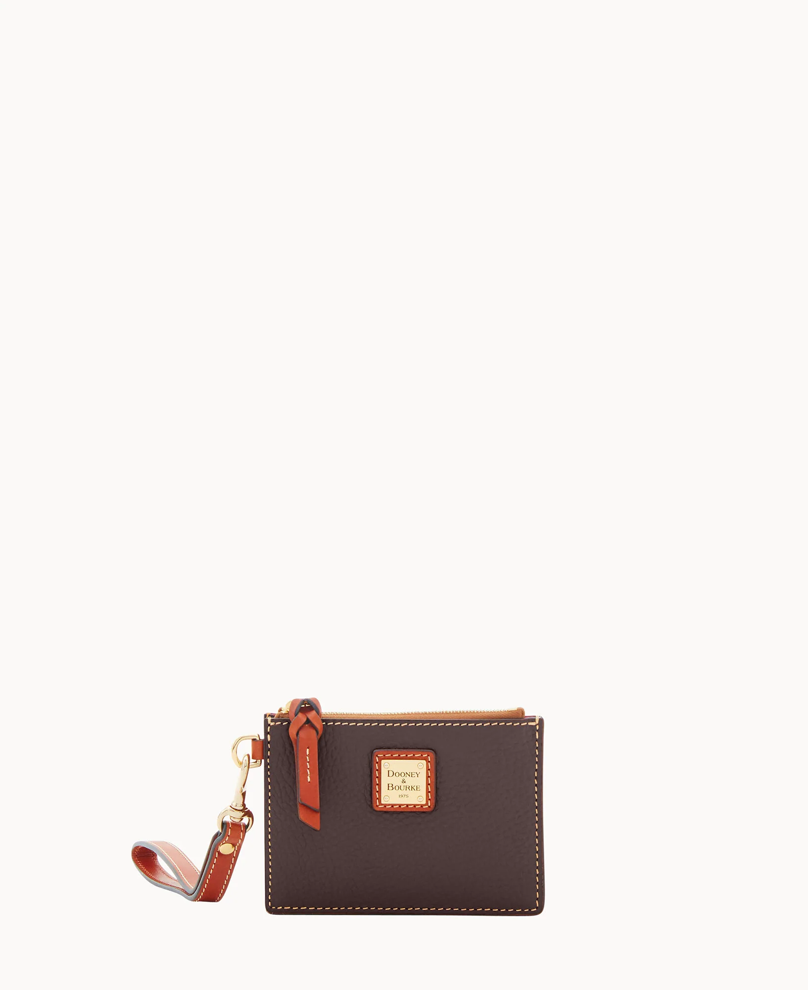 Pebble Grain Zip Top Card Case Wristlet - Image 116